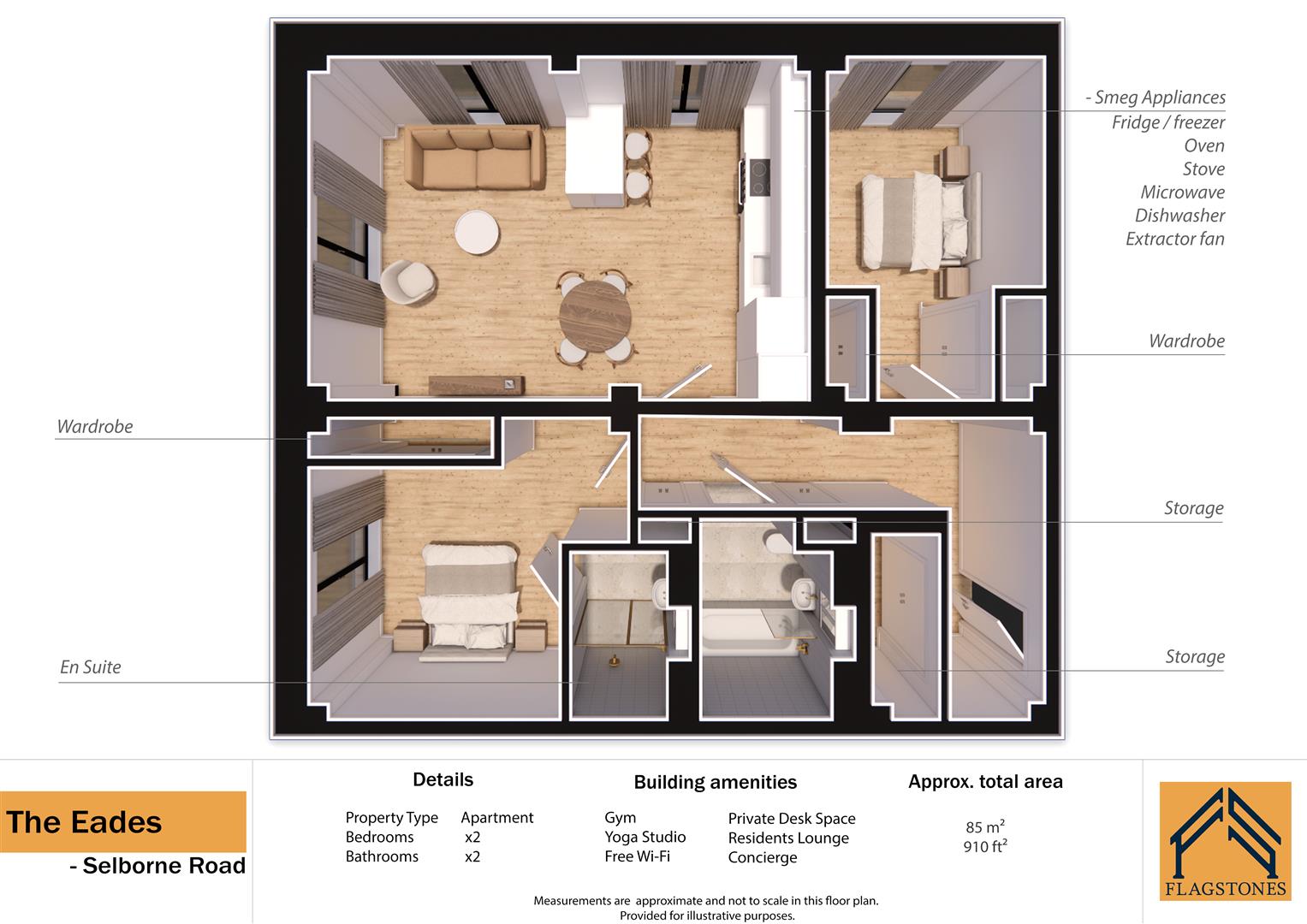 9876589, 11 Selborne Road, London floorplan