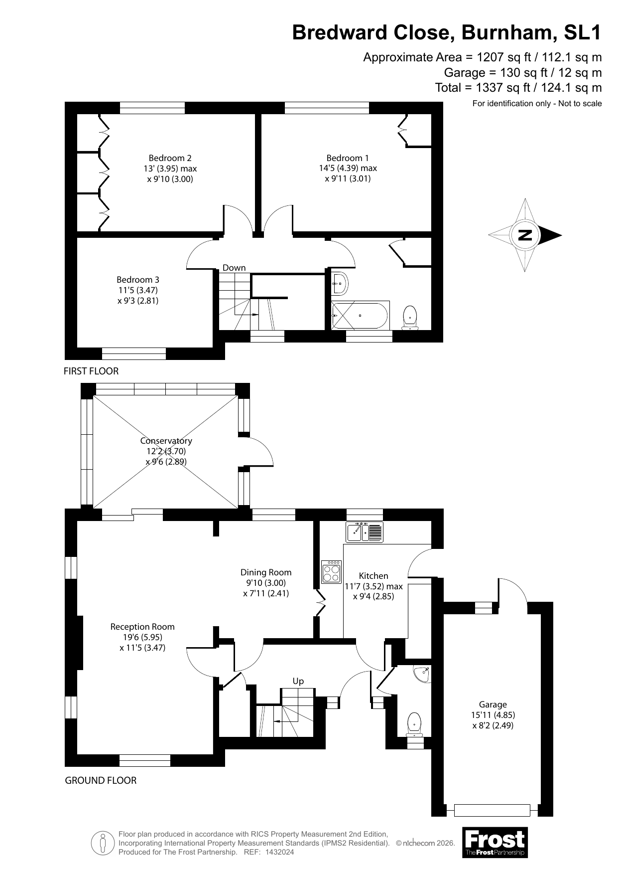 19, Bredward Close, Burnham floorplan