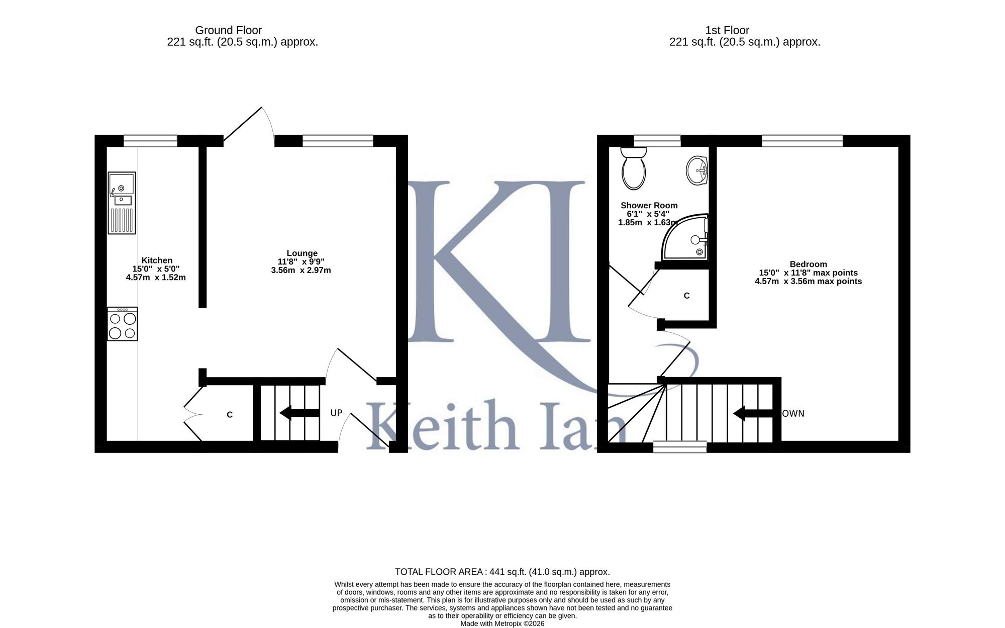 5 The Brambles, Ware floorplan