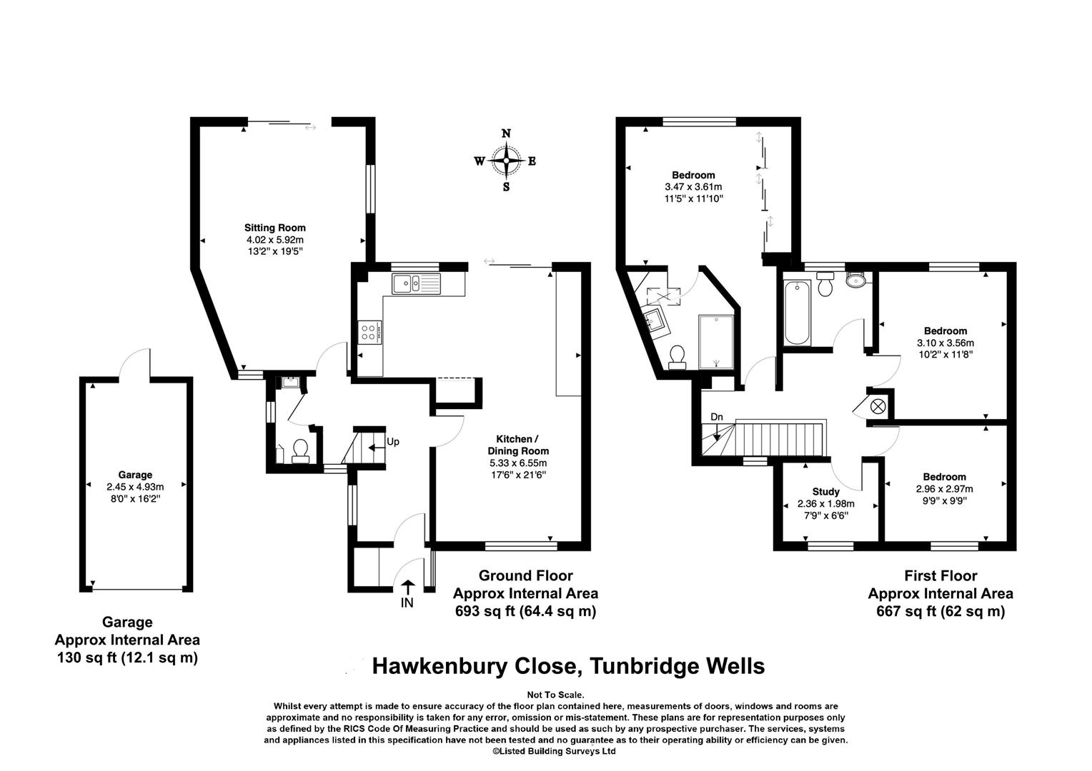 13, Hawkenbury Close, Tunbridge Wells floorplan