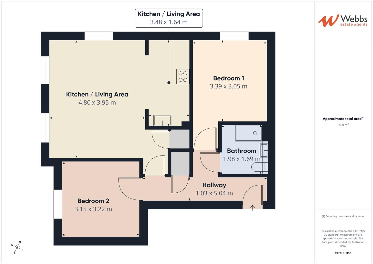 3, Glovers Hill Court, Rugeley floorplan