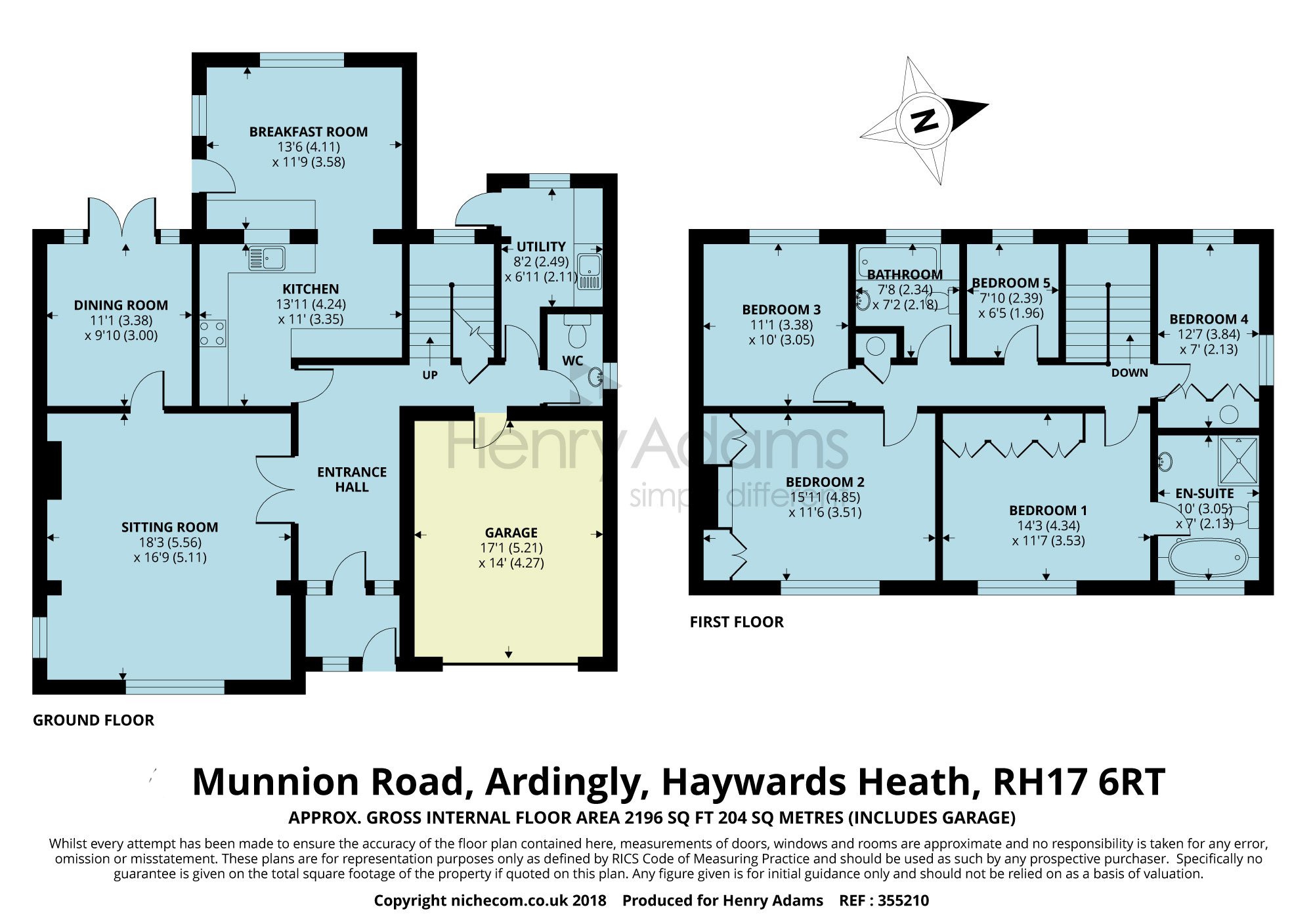 5 Bedrooms Detached house for sale in Munnion Road, Ardingly, Haywards Heath RH17