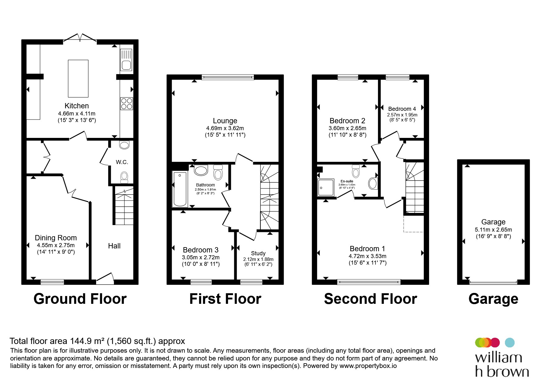 82, Stables Way, Rotherham floorplan