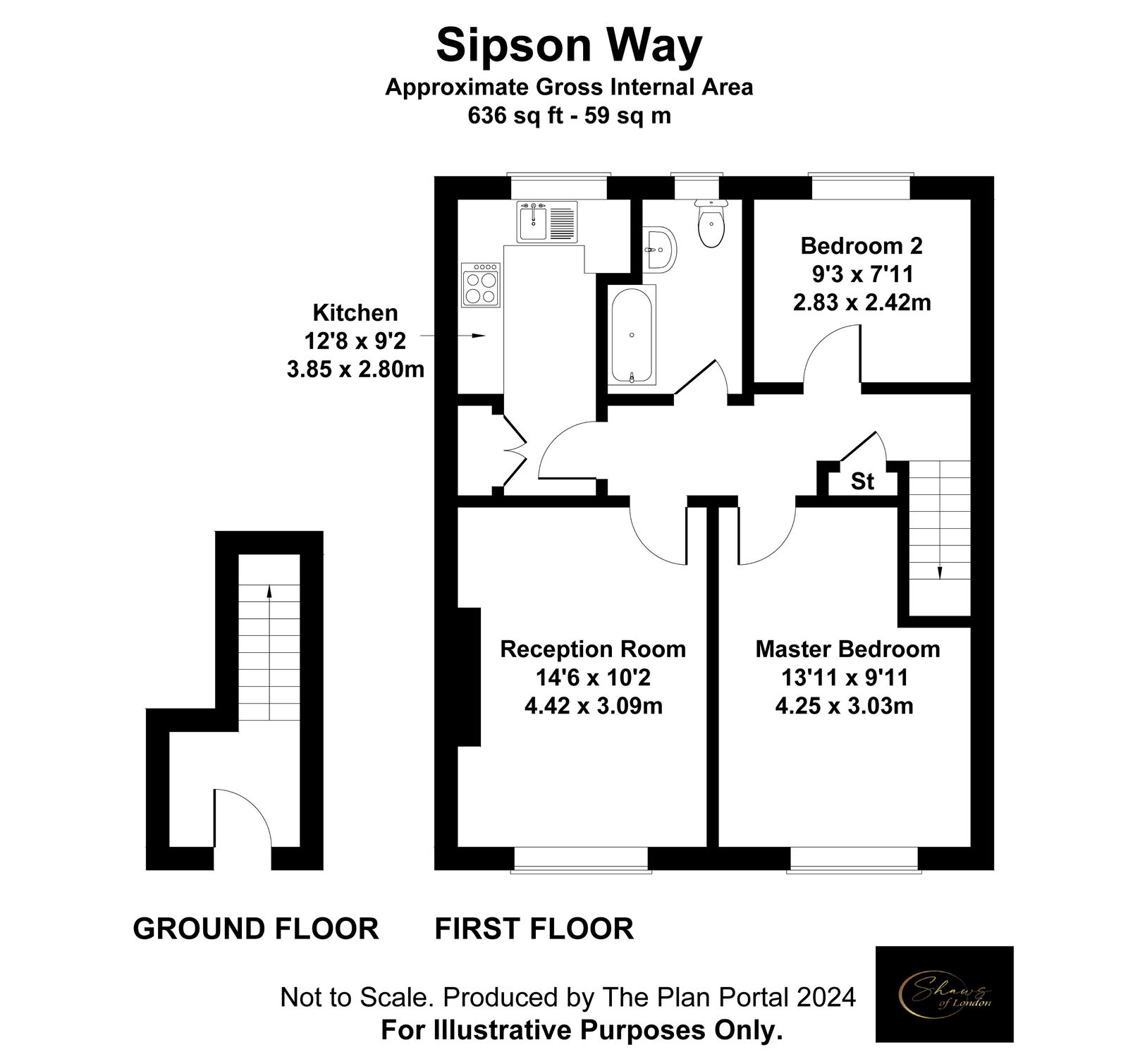 63, Sipson Way, West Drayton floorplan