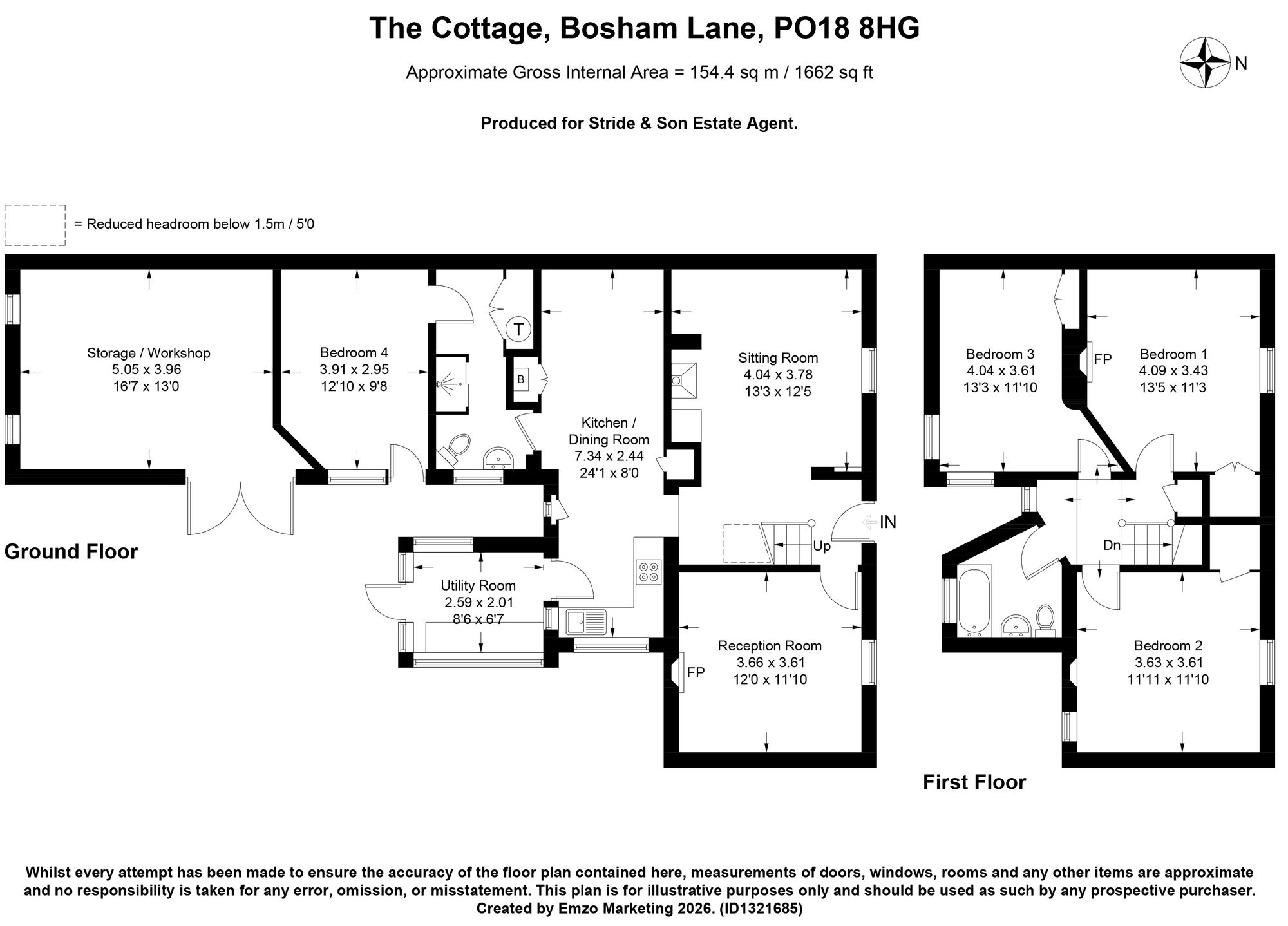 The Cottage Bosham Lane, Chichester floorplan