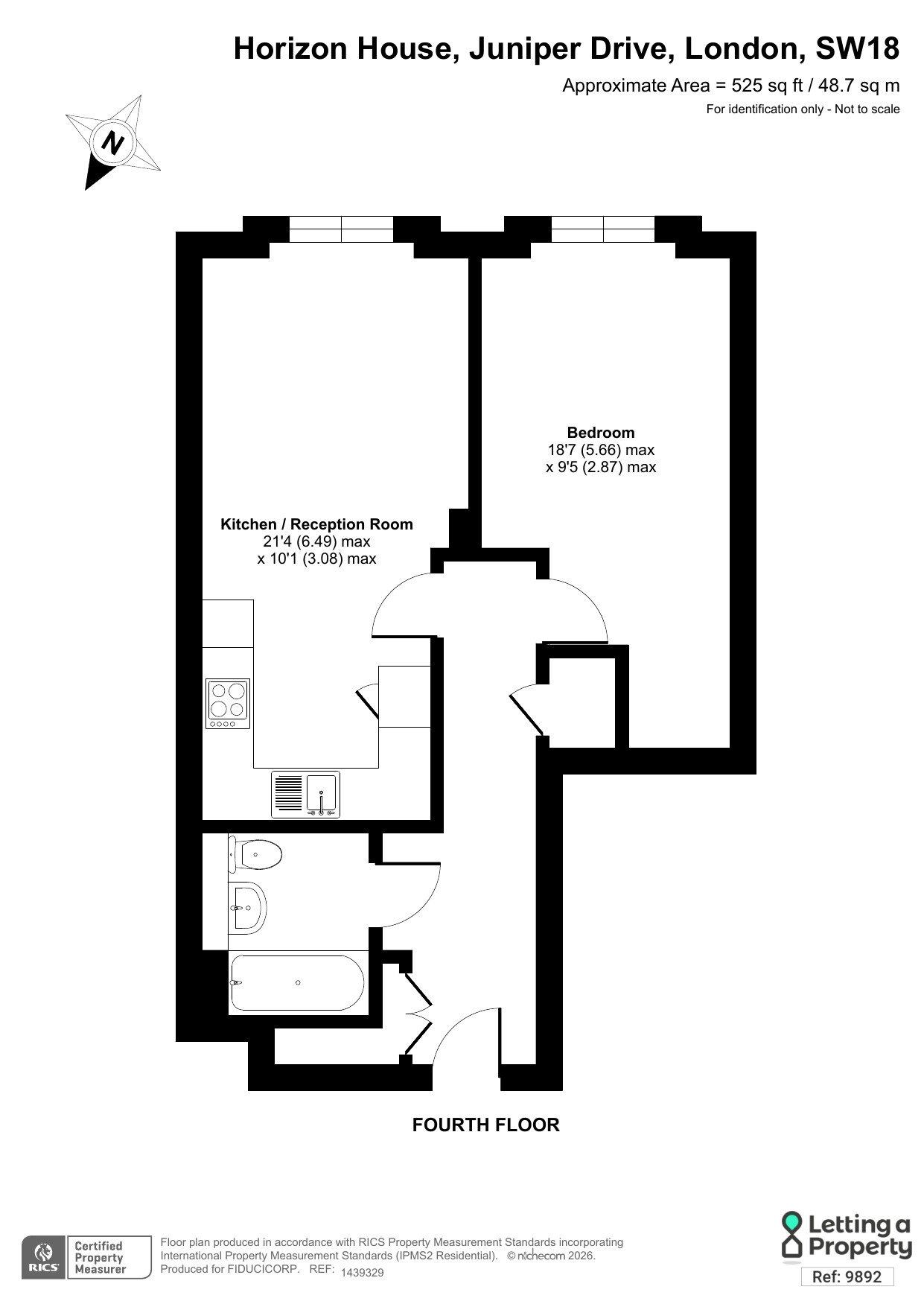 27 Horizon House, Juniper Drive, London floorplan