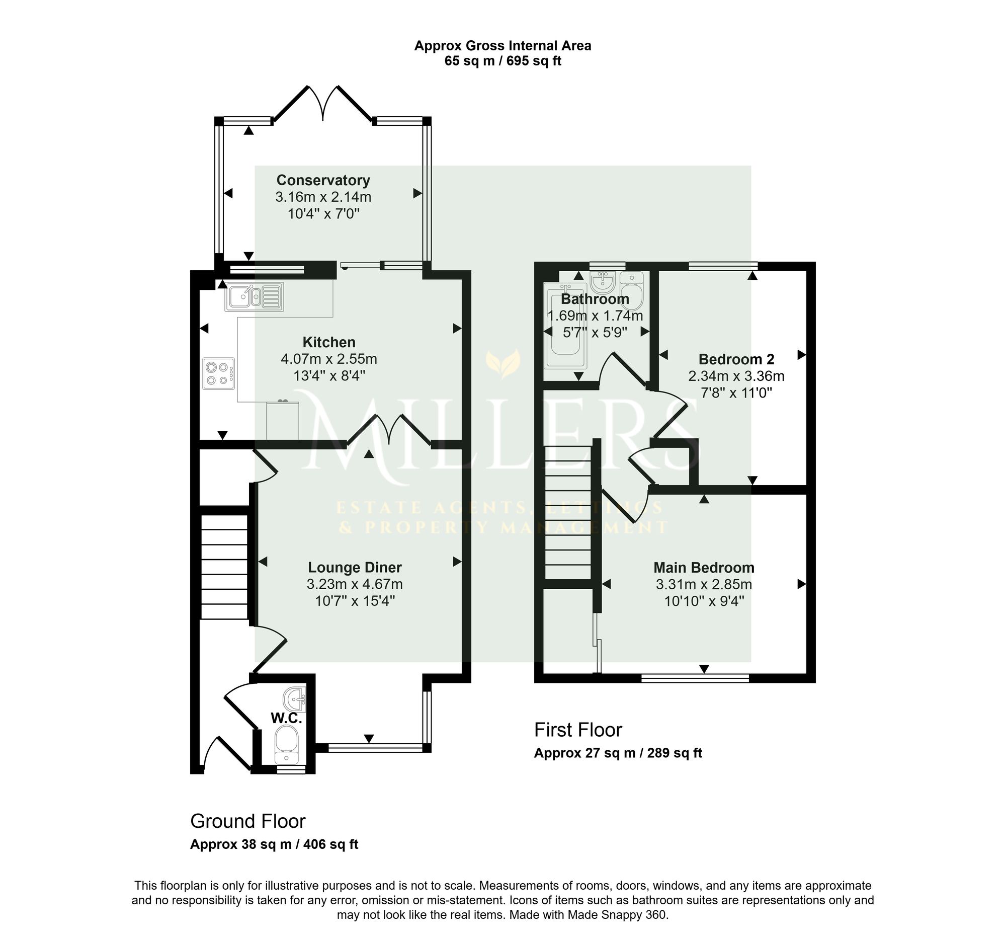 15 Lancaster Rise, Norwich floorplan