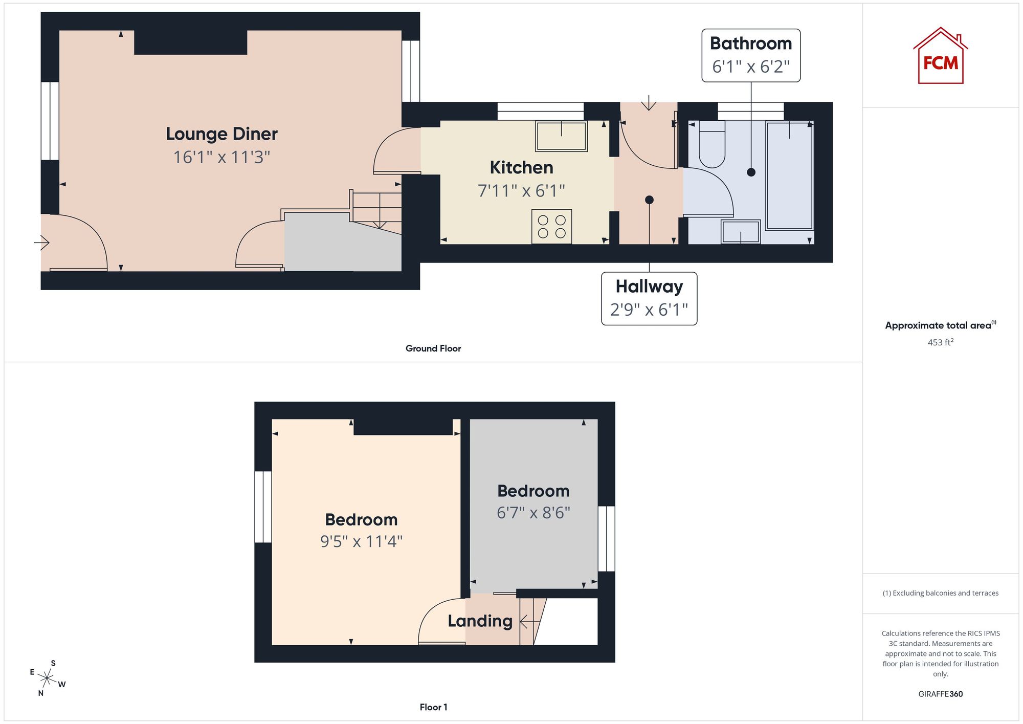 37 Keekle Terrace, Cleator Moor floorplan