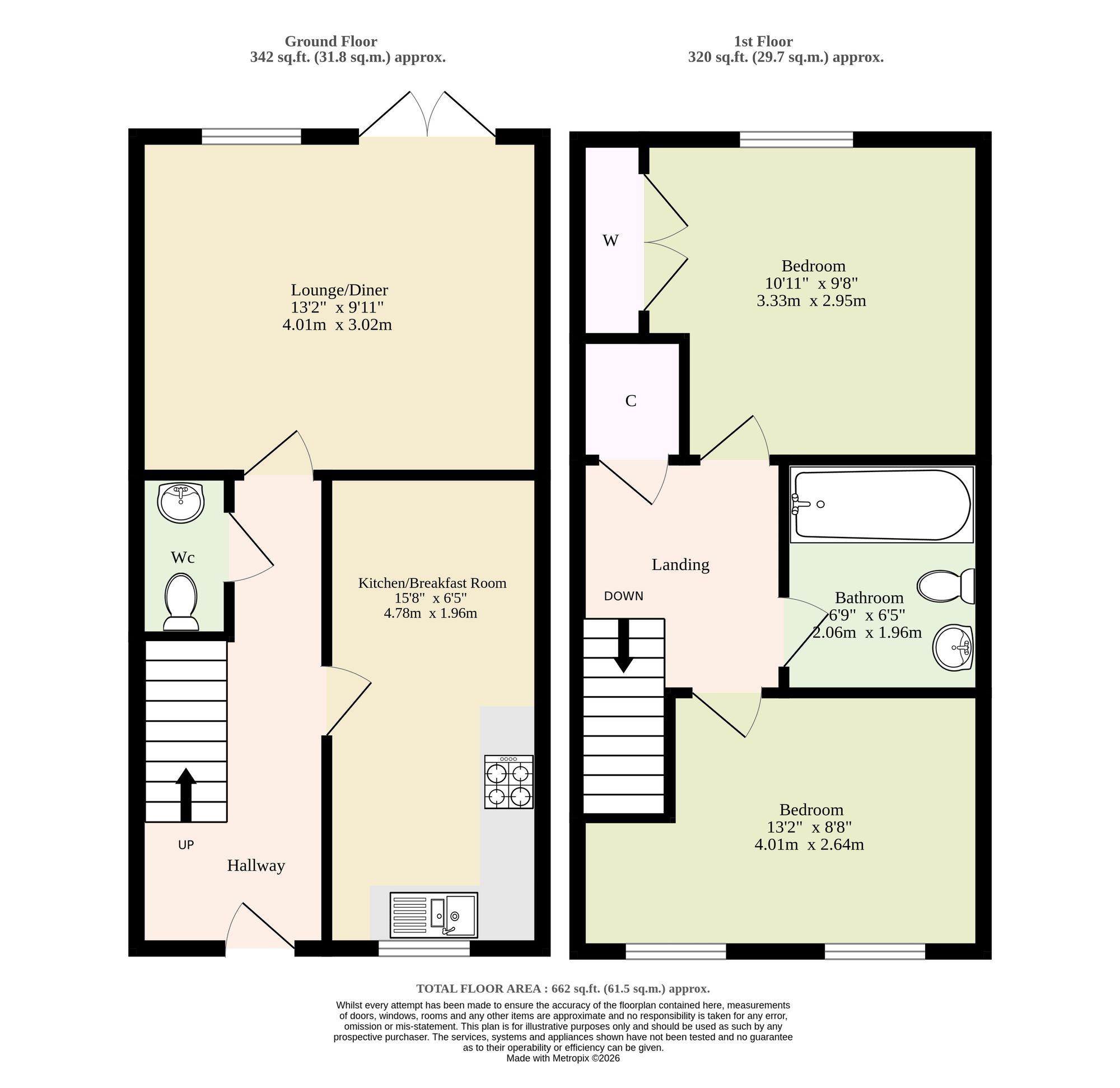 44 Rowan Drive, Dereham floorplan