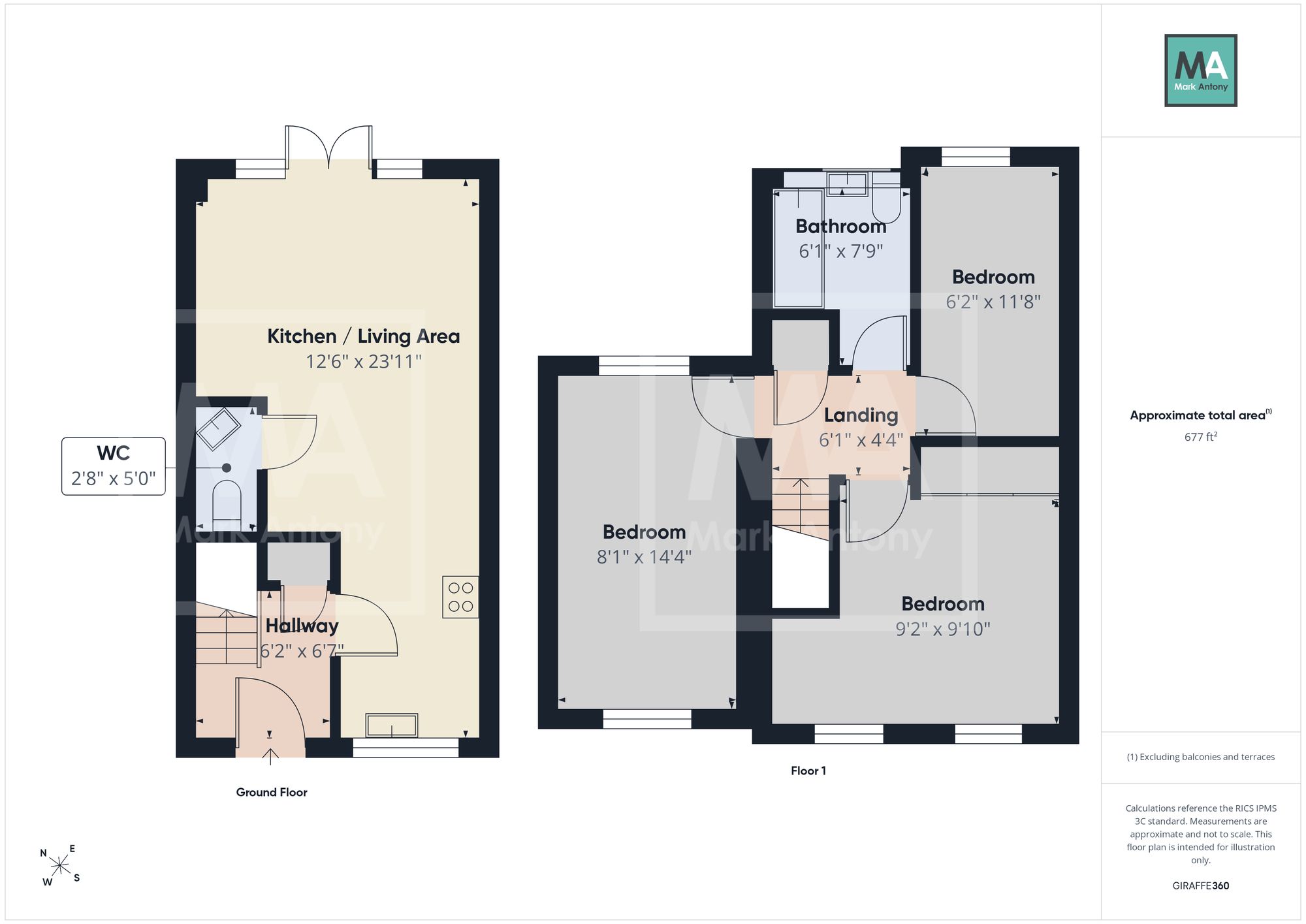 8 Larkspur Grove, Warrington floorplan