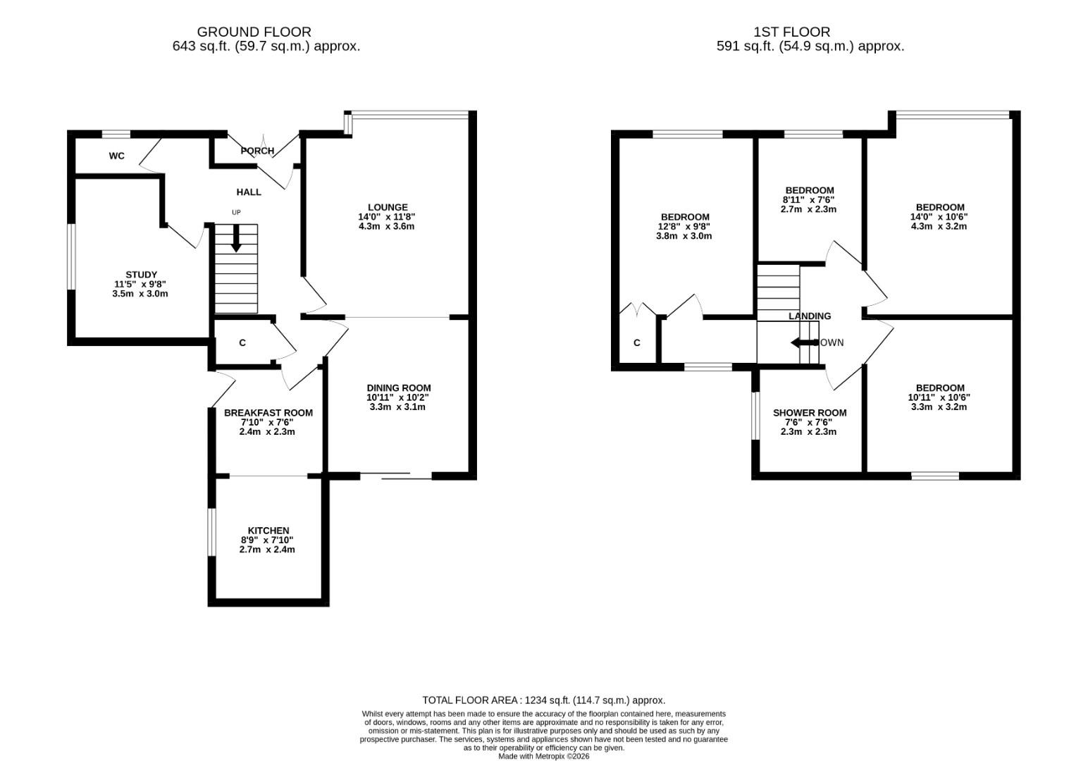 4, St. Annes Close, Liverpool floorplan