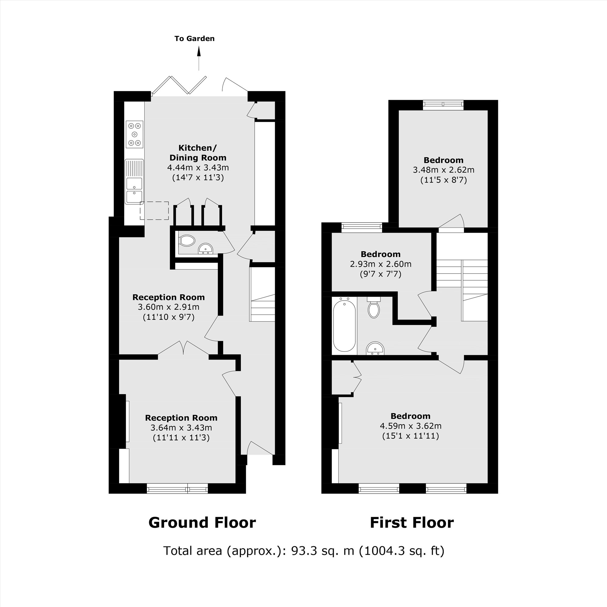 24, Oldfield Road, Hampton floorplan