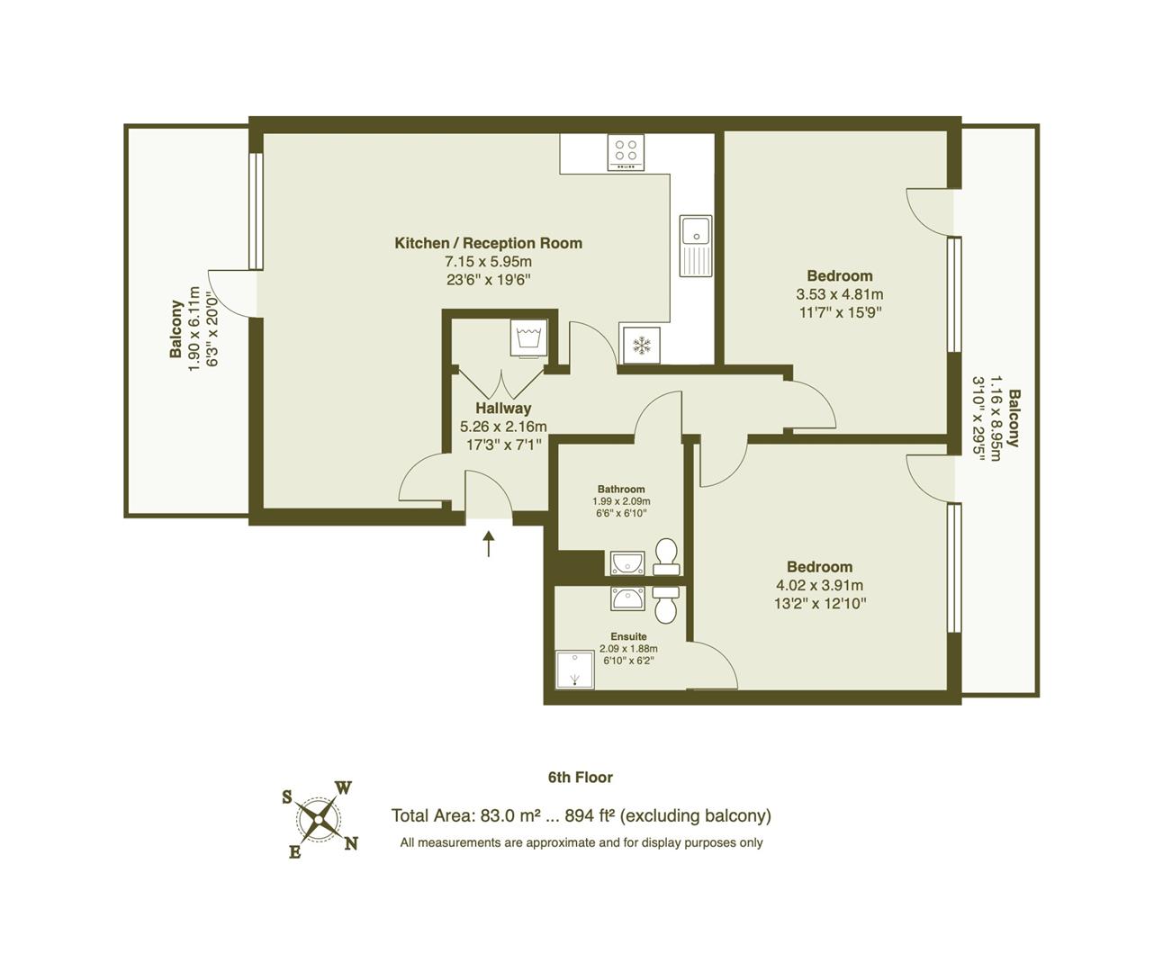 Hargreaves Court, Bromley By Bow floorplan