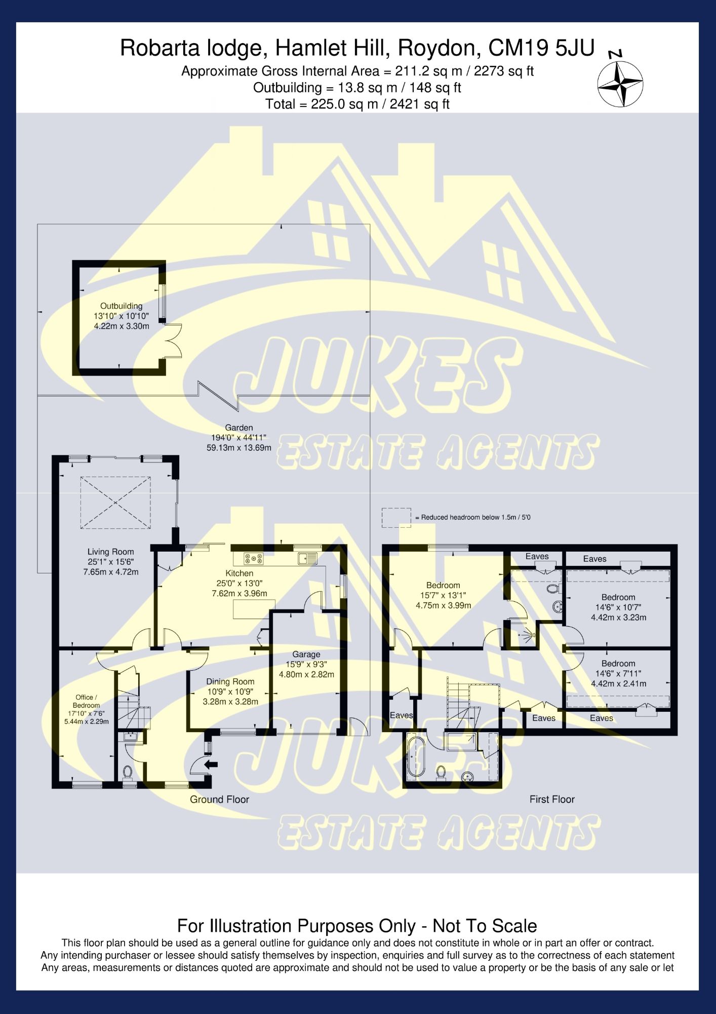 Robarta Lodge, Hamlet Hill, Harlow floorplan