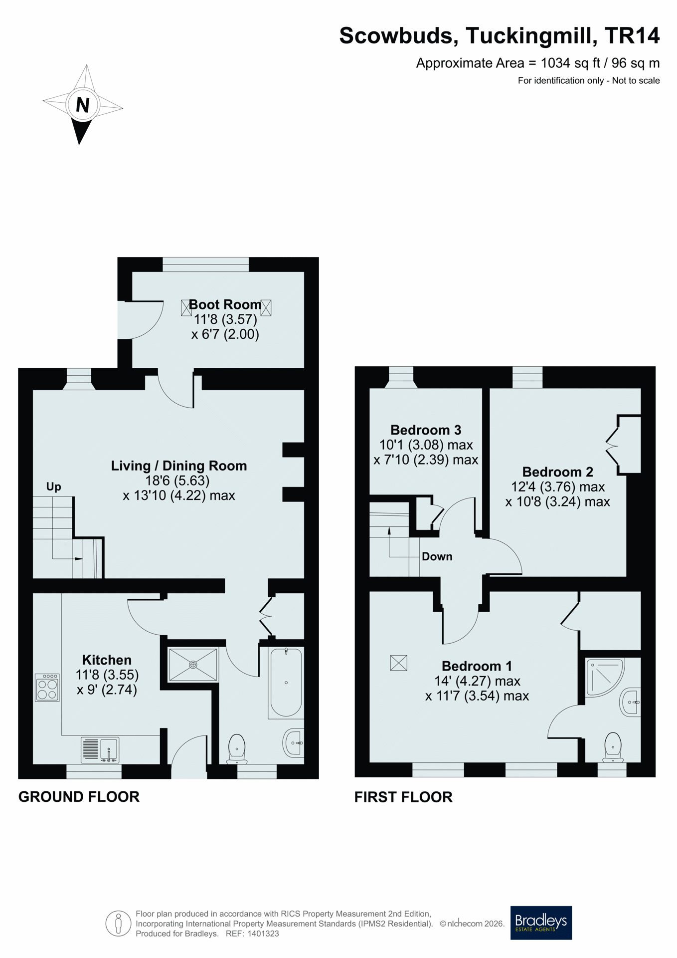 15, Scowbuds, Camborne floorplan
