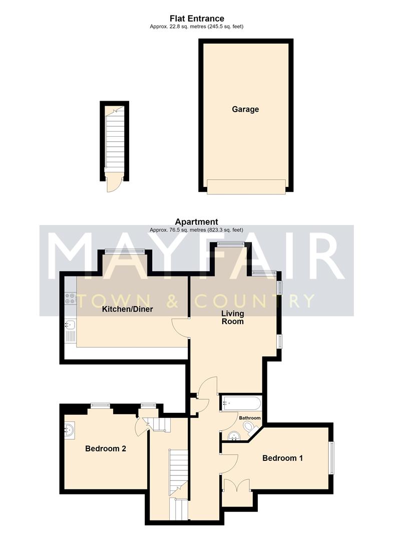 Flat 5, 29, Castle Road, Clevedon floorplan