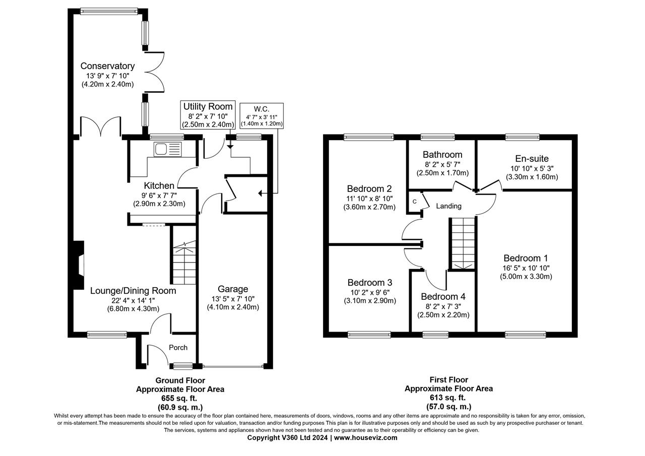 24, Warren Road, St Ives floorplan