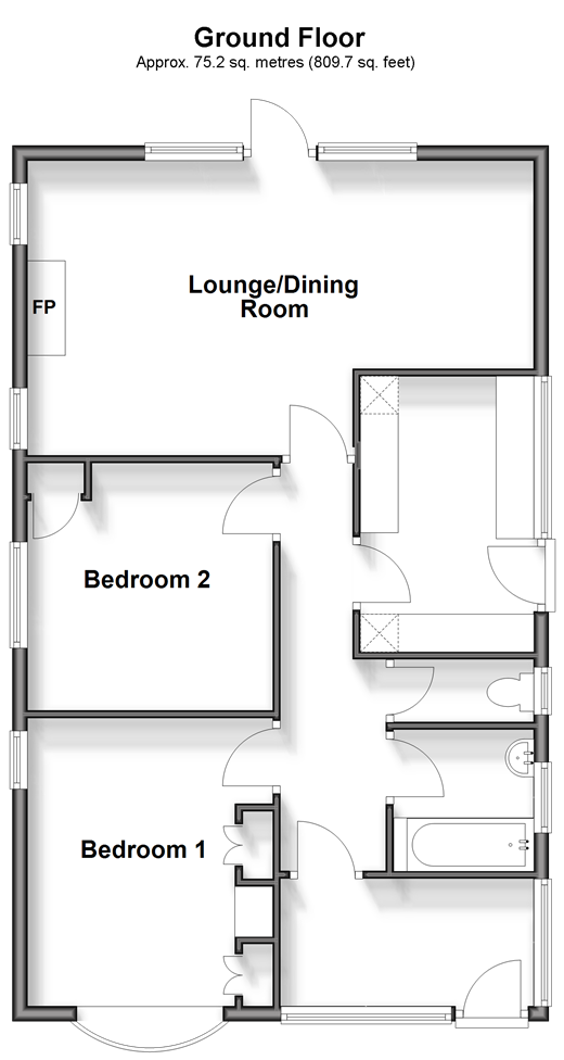 Roseway, Sandown floorplan