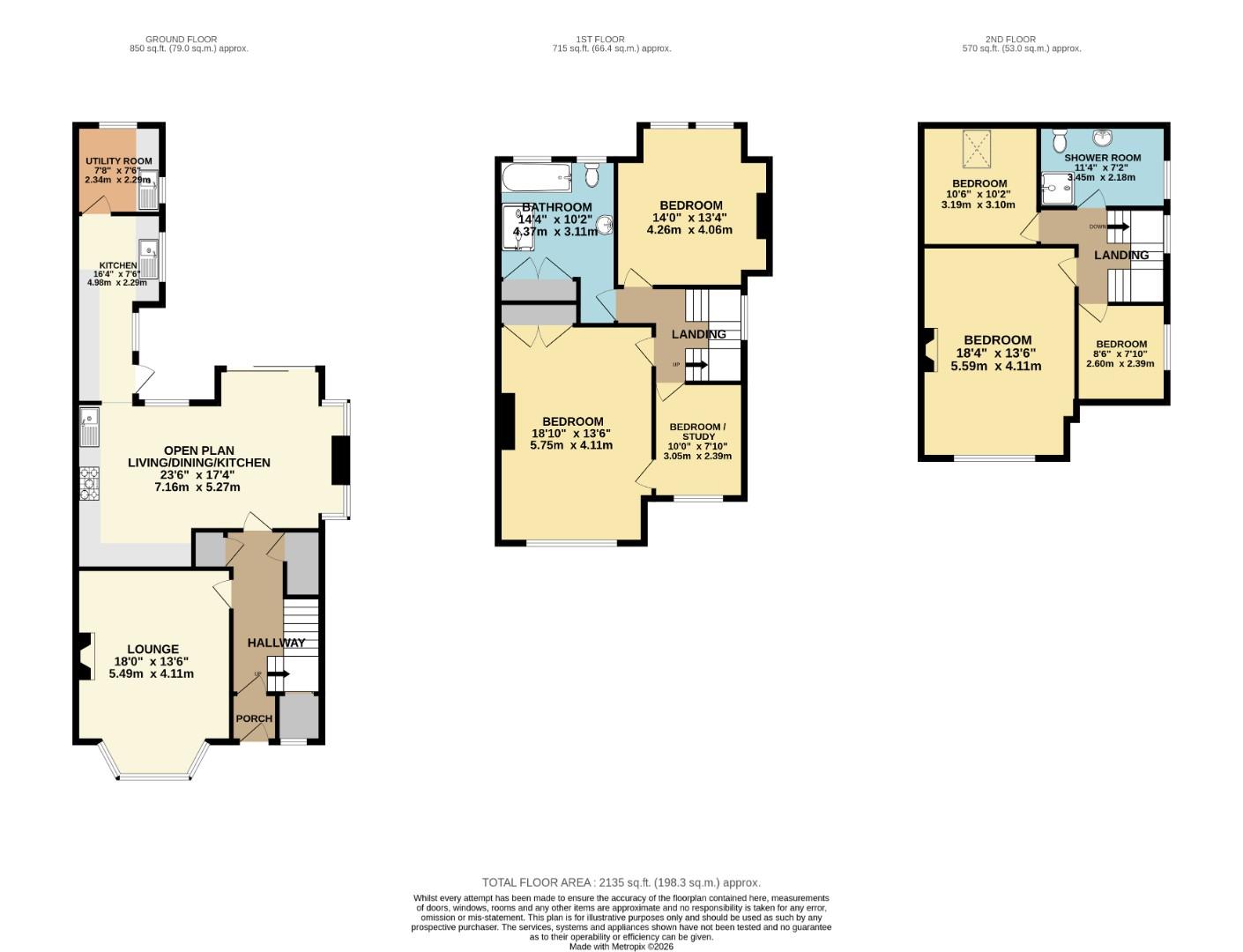 2, Arnold Road, Whalley Range floorplan