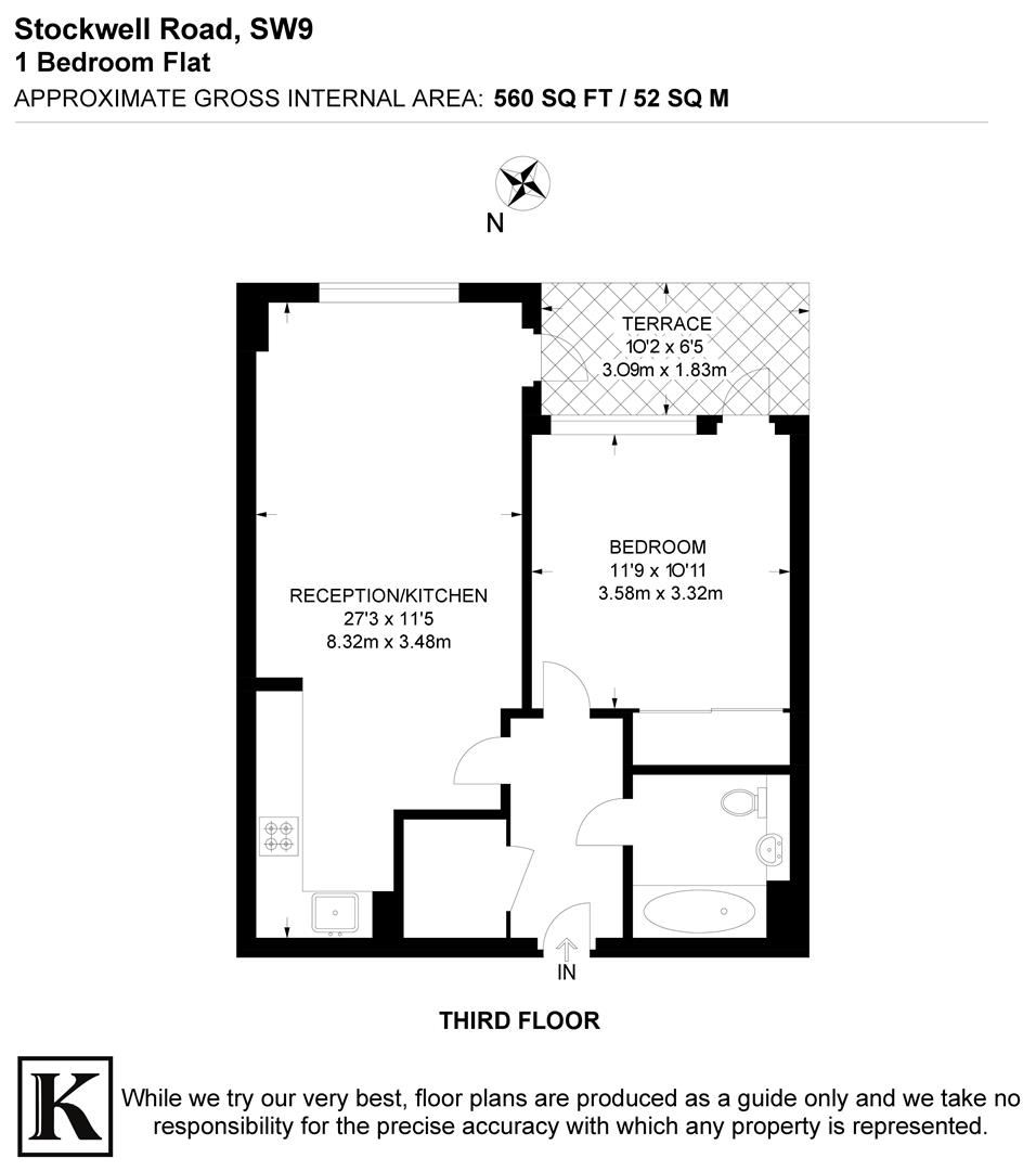 Stockwell Road, London floorplan