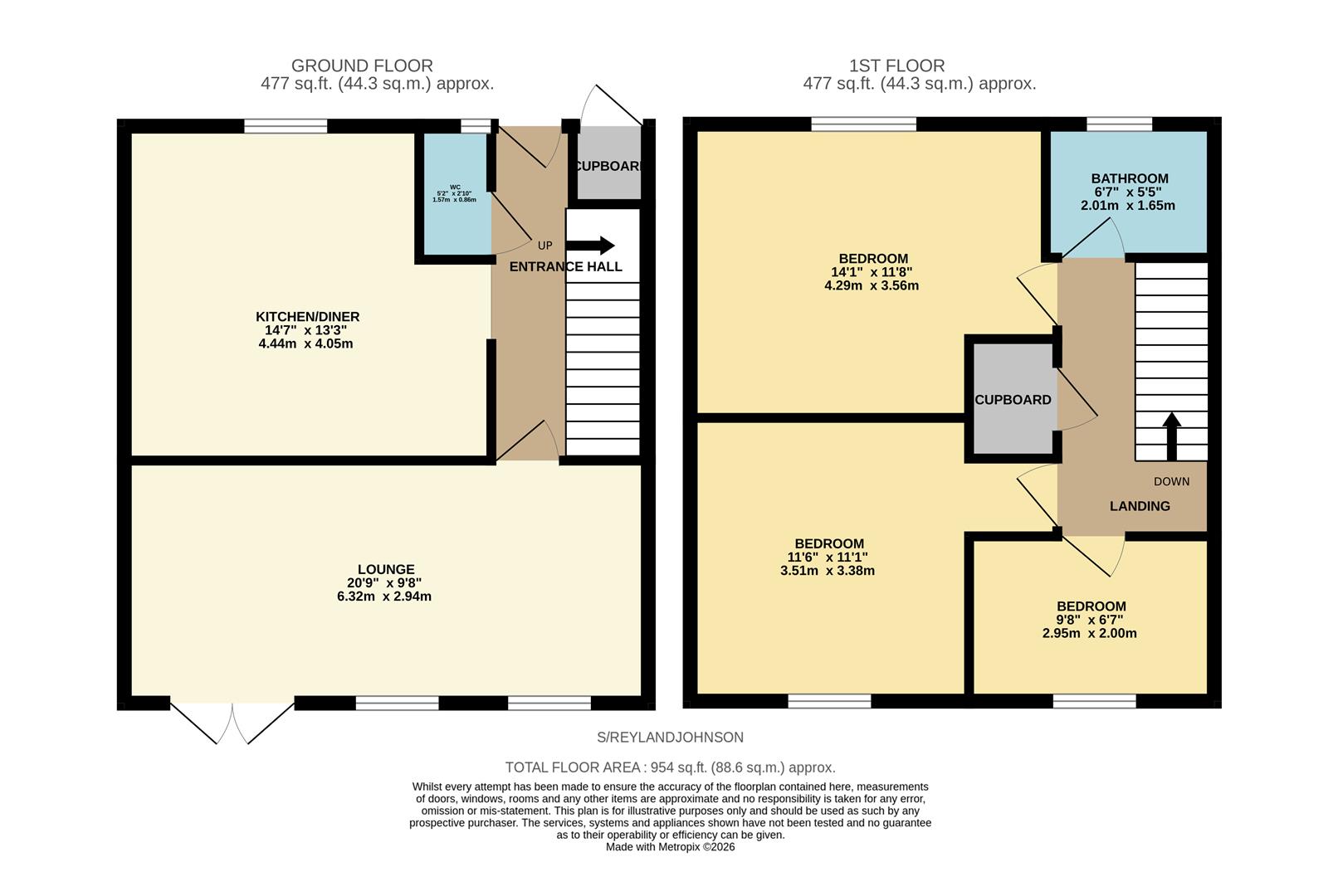 67, Seymours, Harlow floorplan