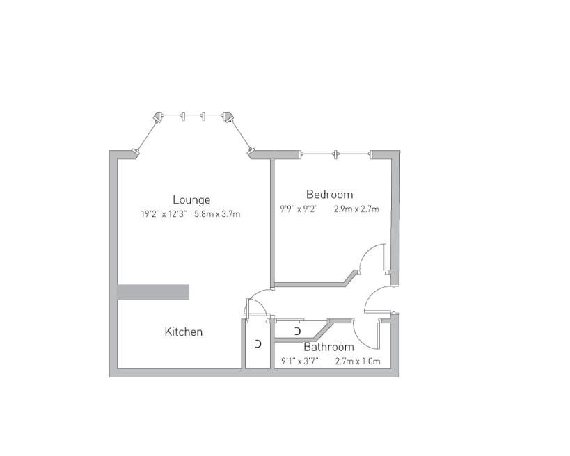 Hughenden Lane, Glasgow floorplan