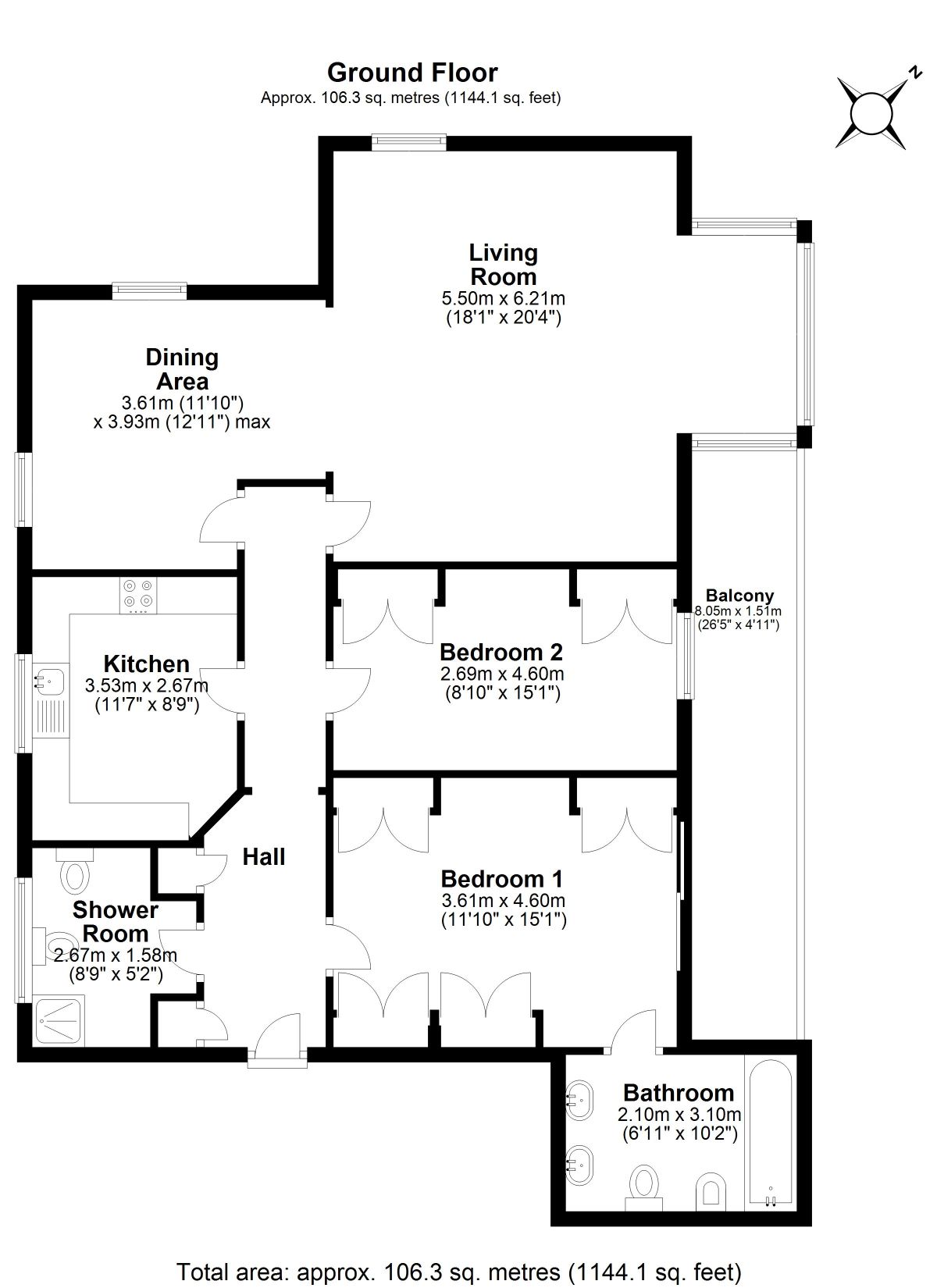 2 Bedrooms Flat for sale in Hawsted, Buckhurst Hill IG9