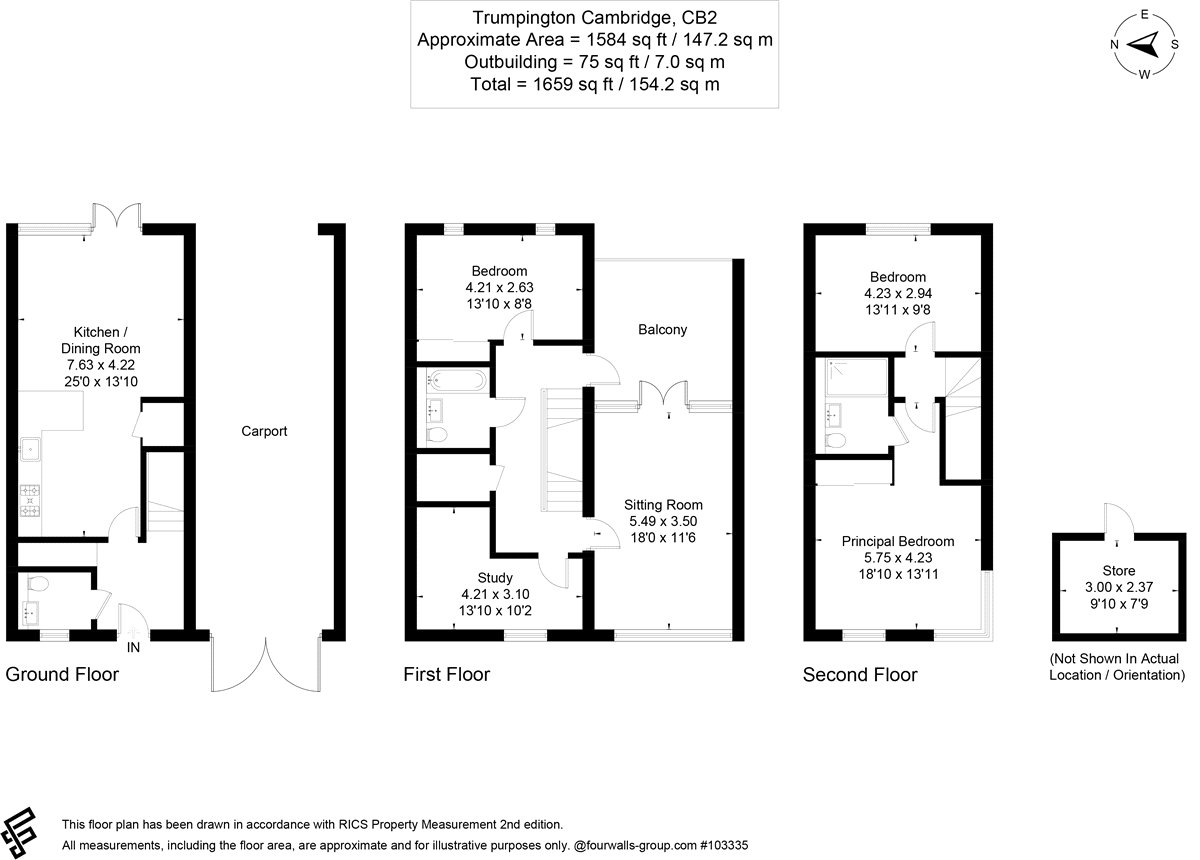 27, Windmill Drive, Cambridge floorplan