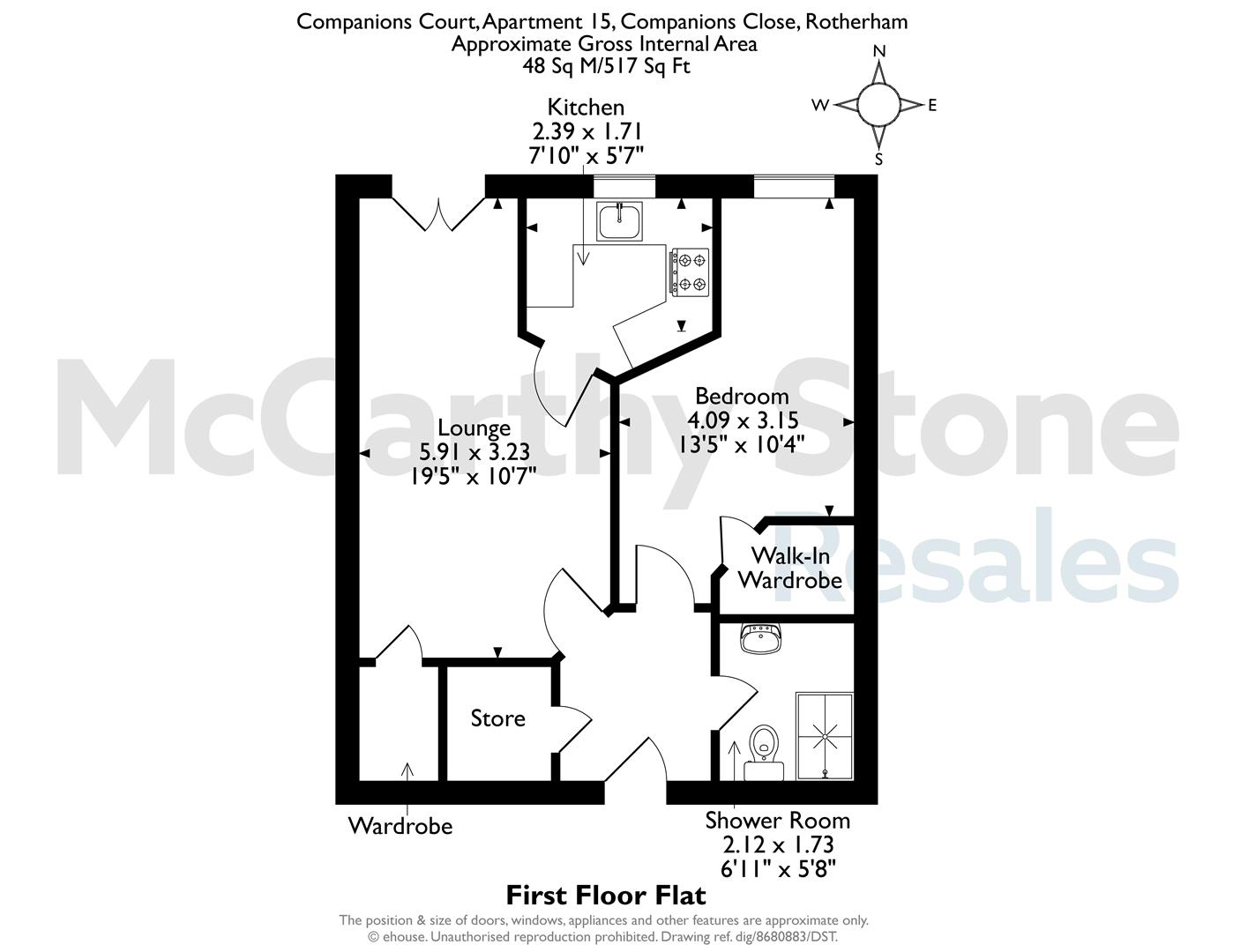15 Companions Court, Companions Close, Rotherham floorplan