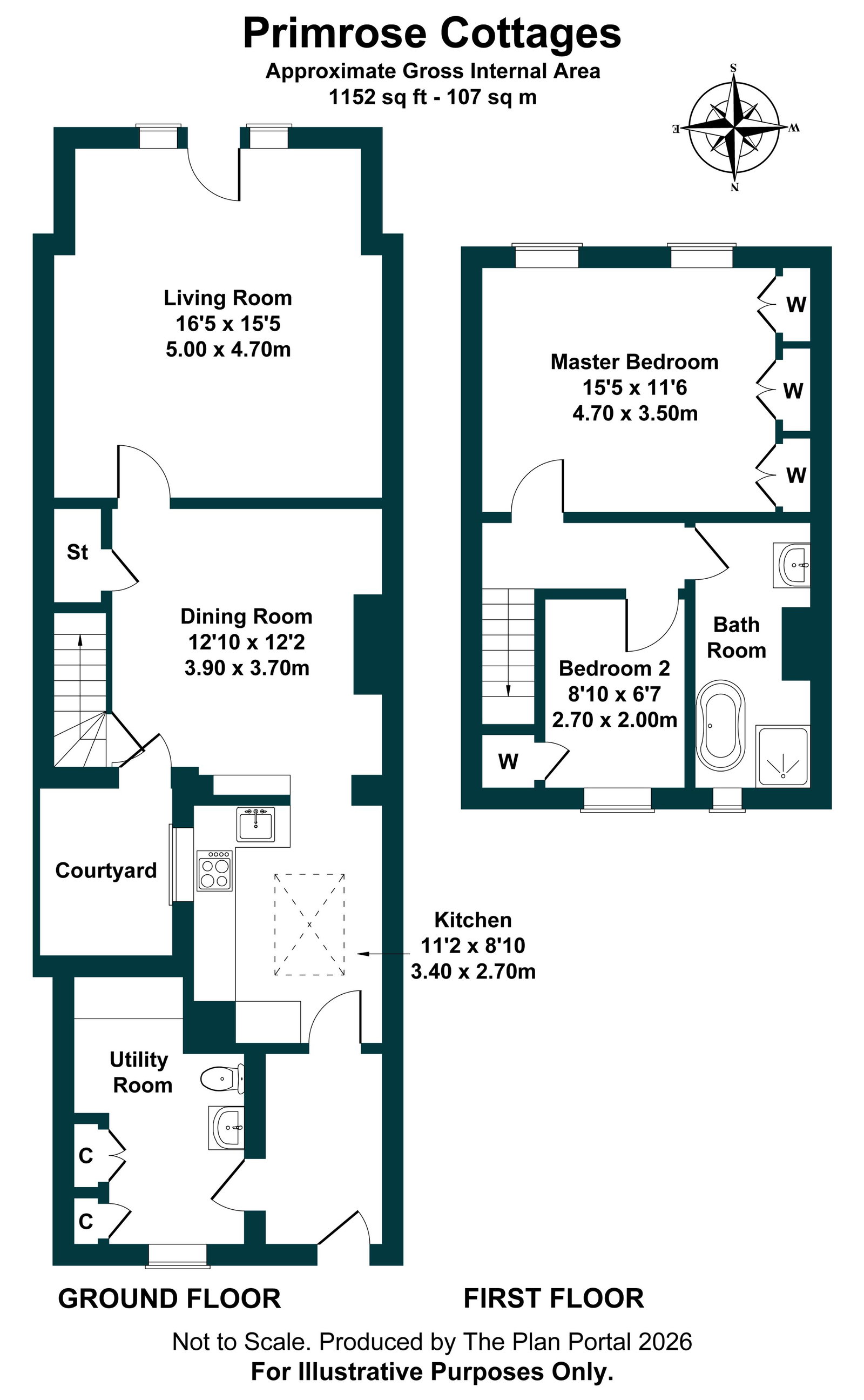 Primrose Cottages,20, Brick Kiln Row, Altrincham floorplan