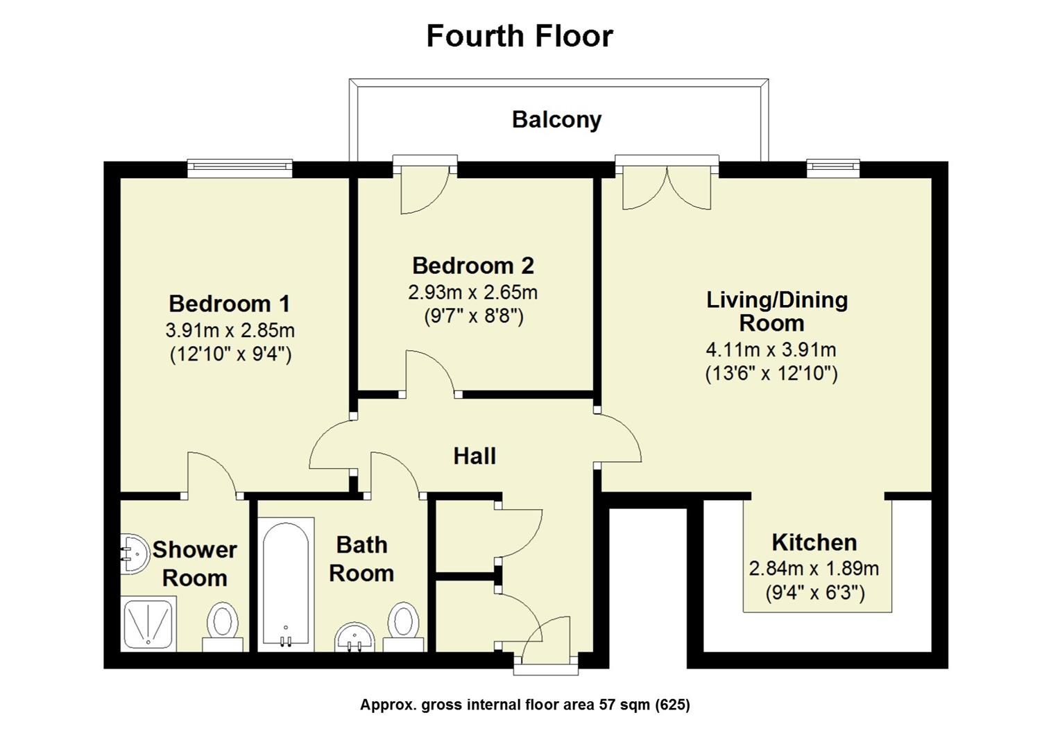 2 Bedrooms Flat to rent in Lichfield House, Rustat Road, Cambridge CB1