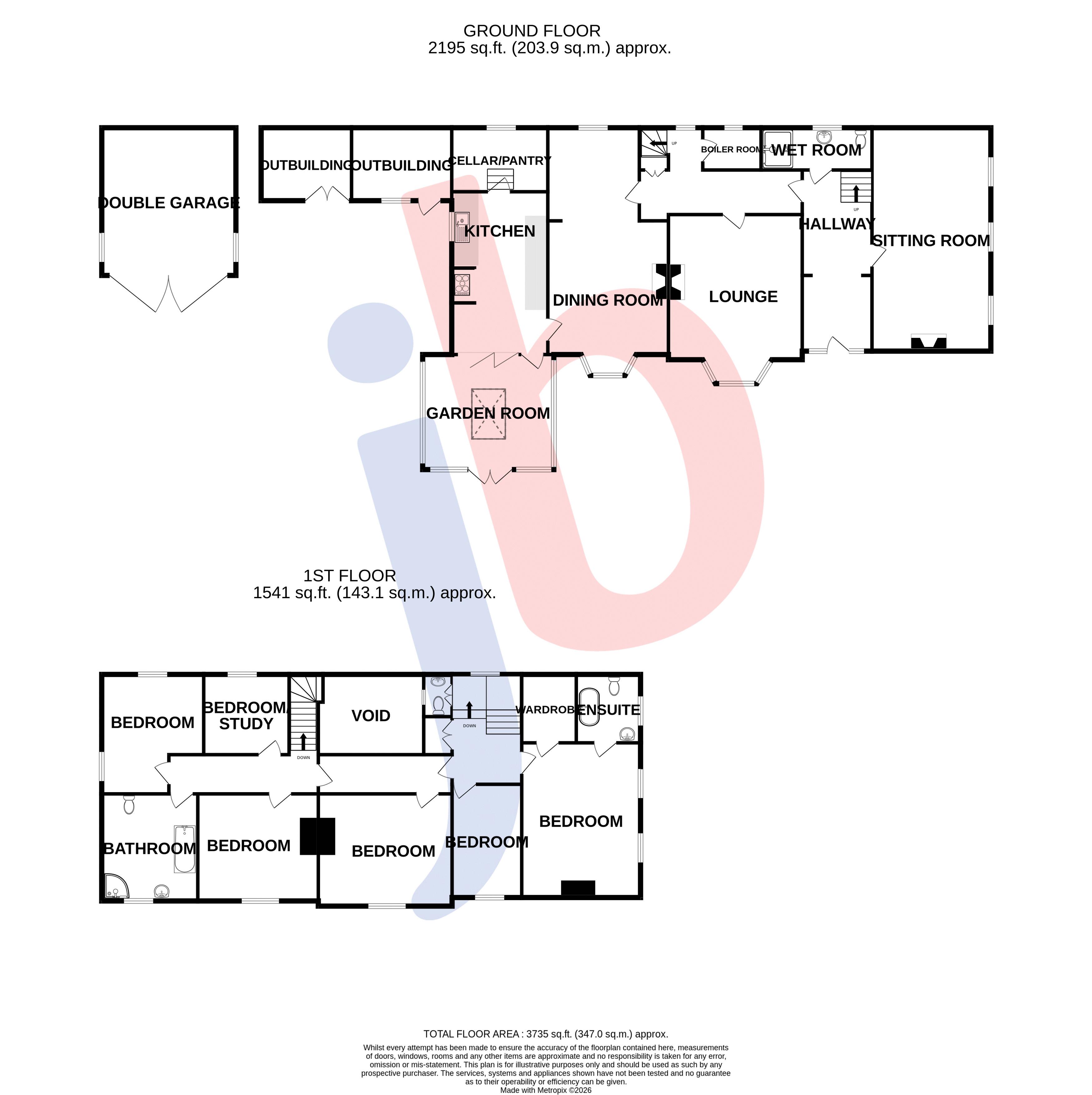 Vine House, 6 Main Street, Newark floorplan