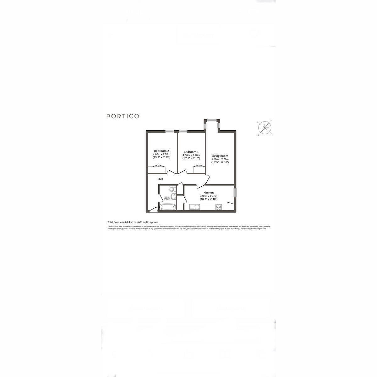 Flat 66, Eagle Heights, Eagle Heights Falcon Estate, London floorplan