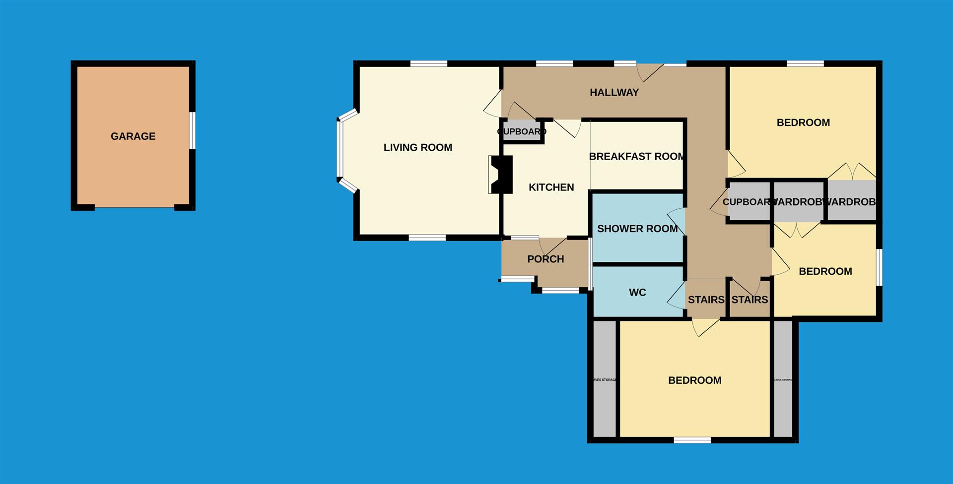 Meadowside, Launceston floorplan