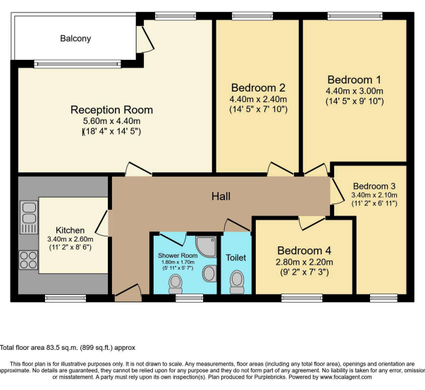 23, Glengarnock Avenue, London floorplan