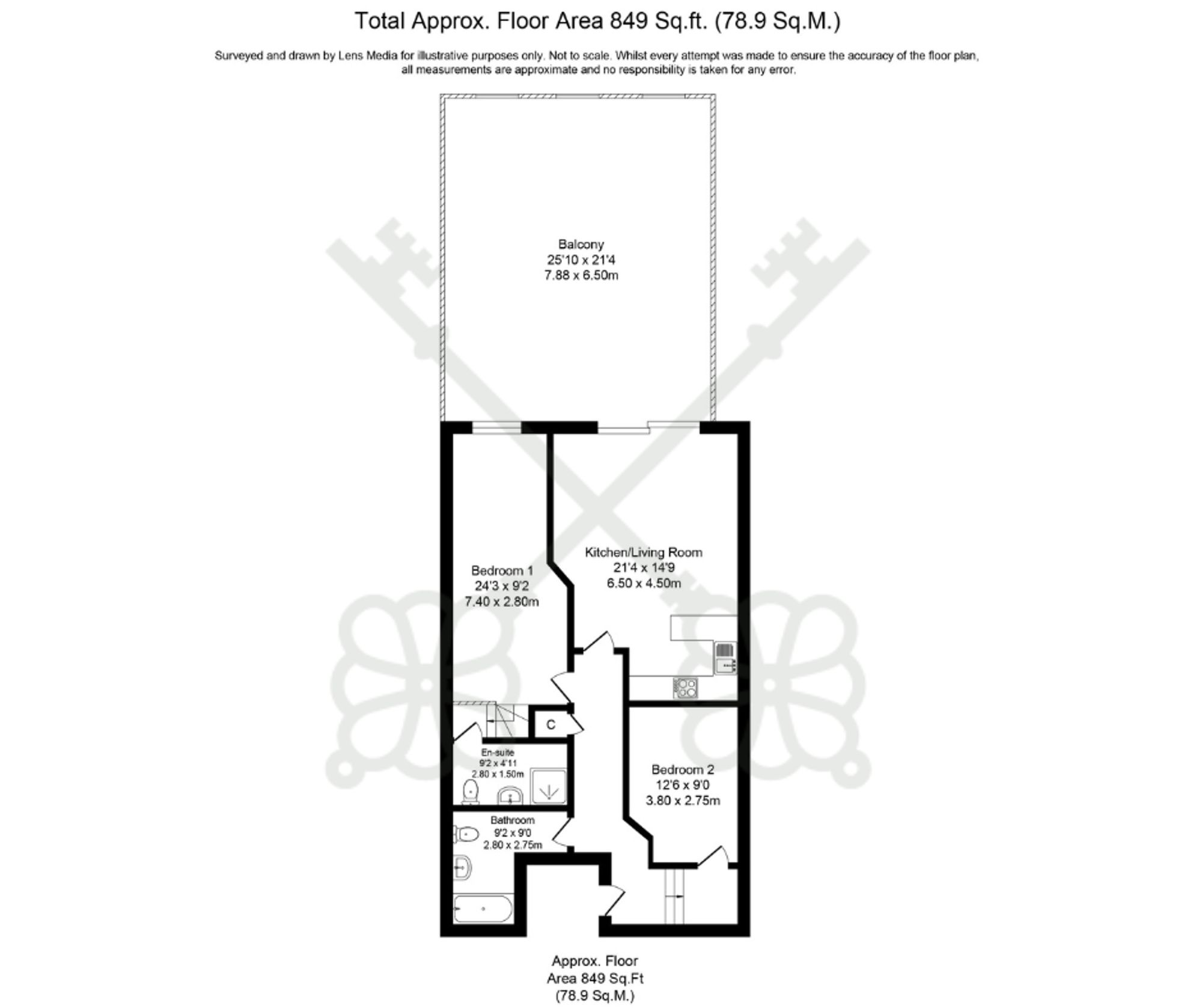 Apt 245, Holden Mill Blackburn Road, Bolton floorplan