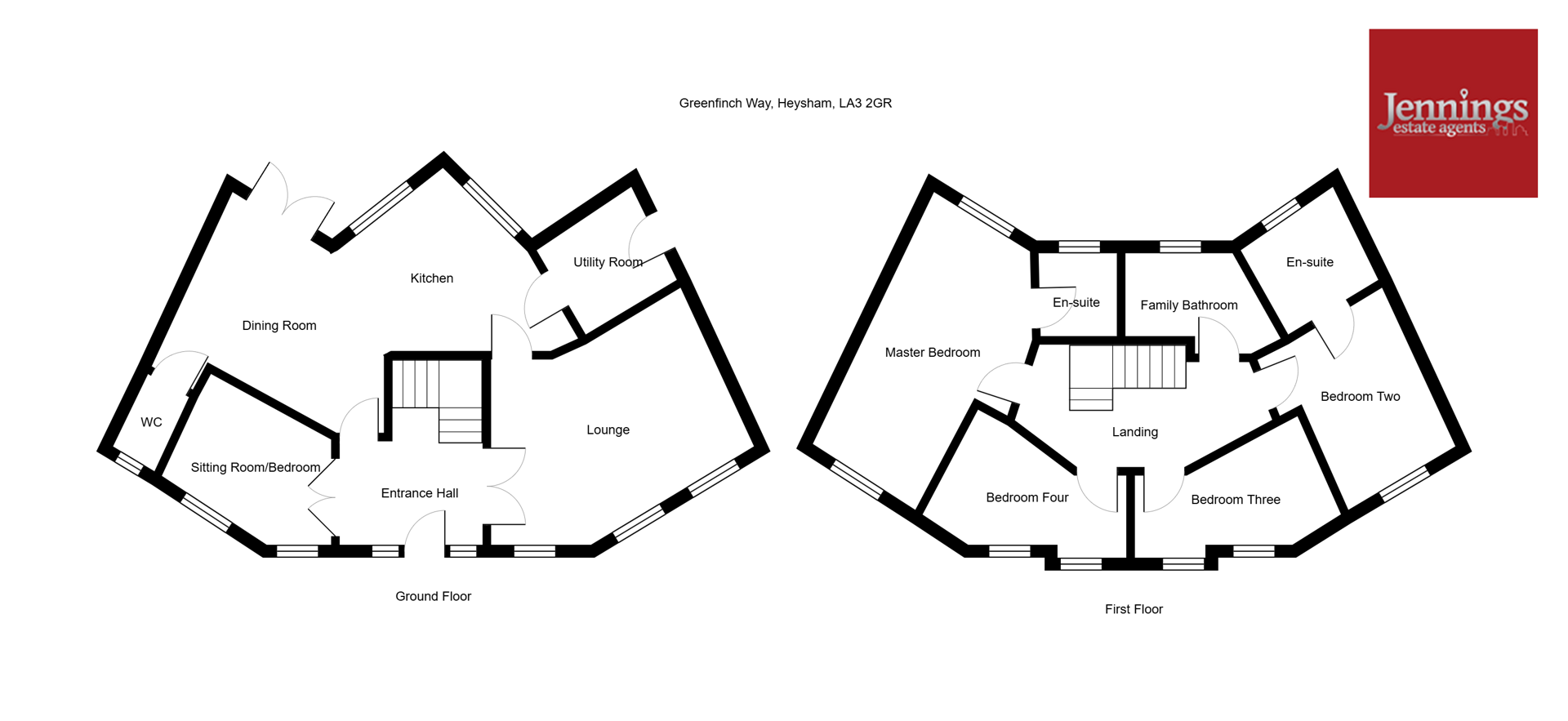 39, Greenfinch Way, Morecambe floorplan