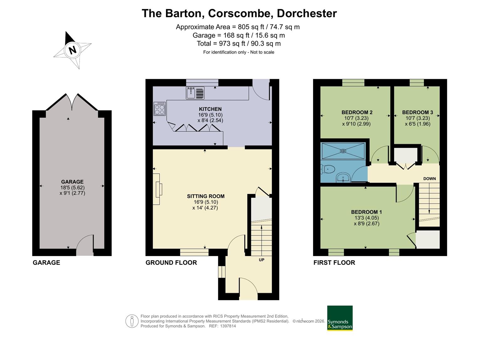 2, The Barton, Dorchester floorplan