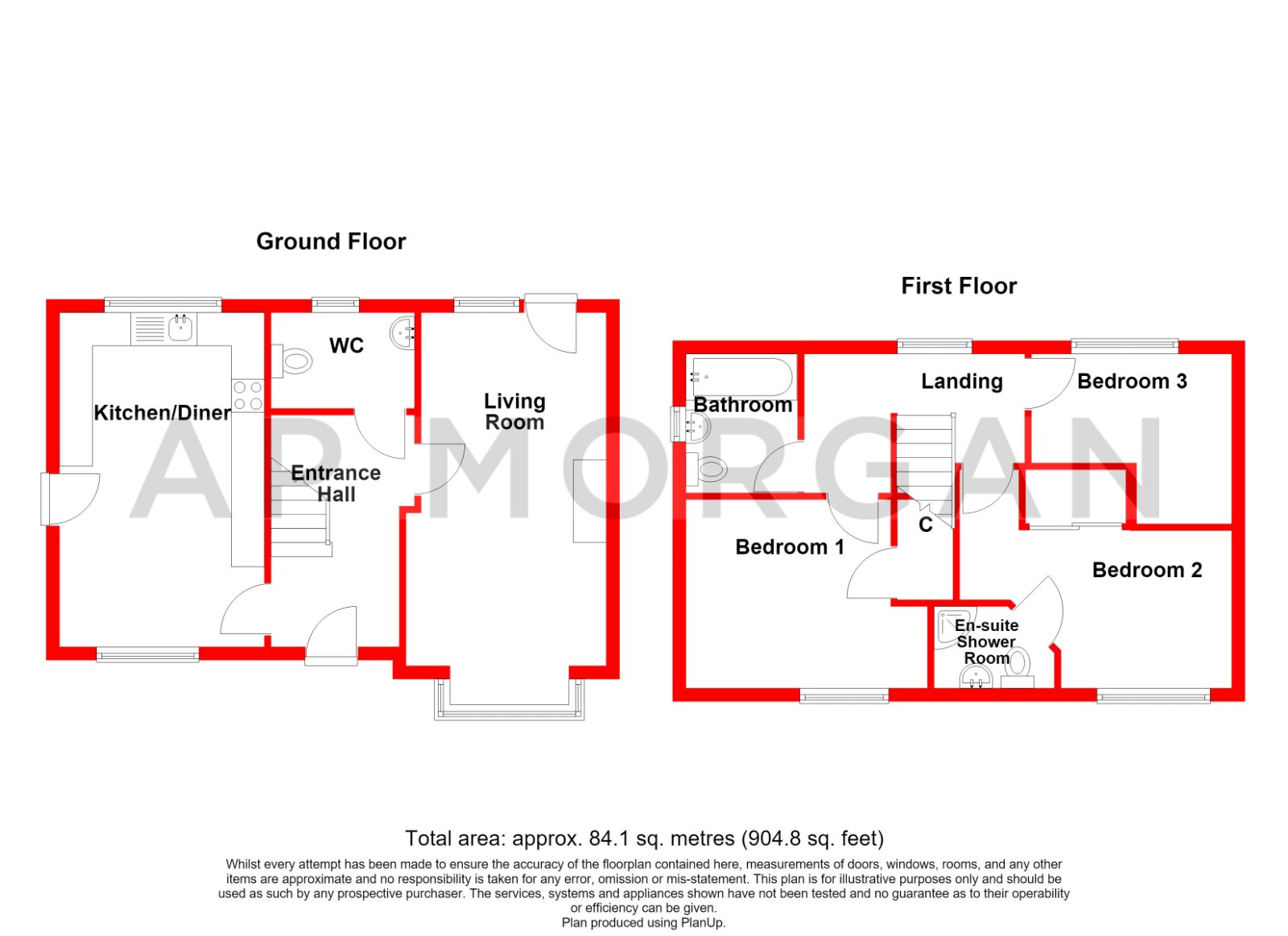 65, Topland Grove, Birmingham floorplan