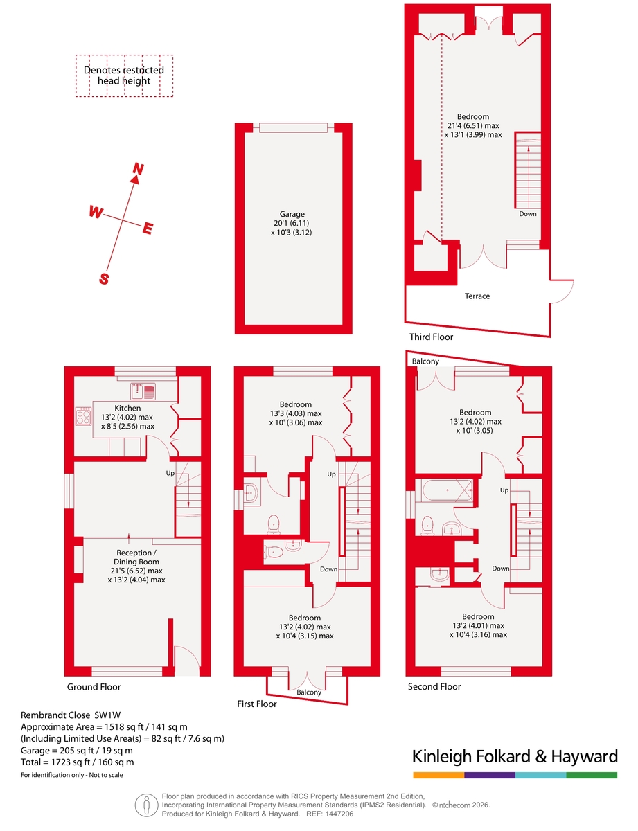 5, Rembrandt Close, London floorplan