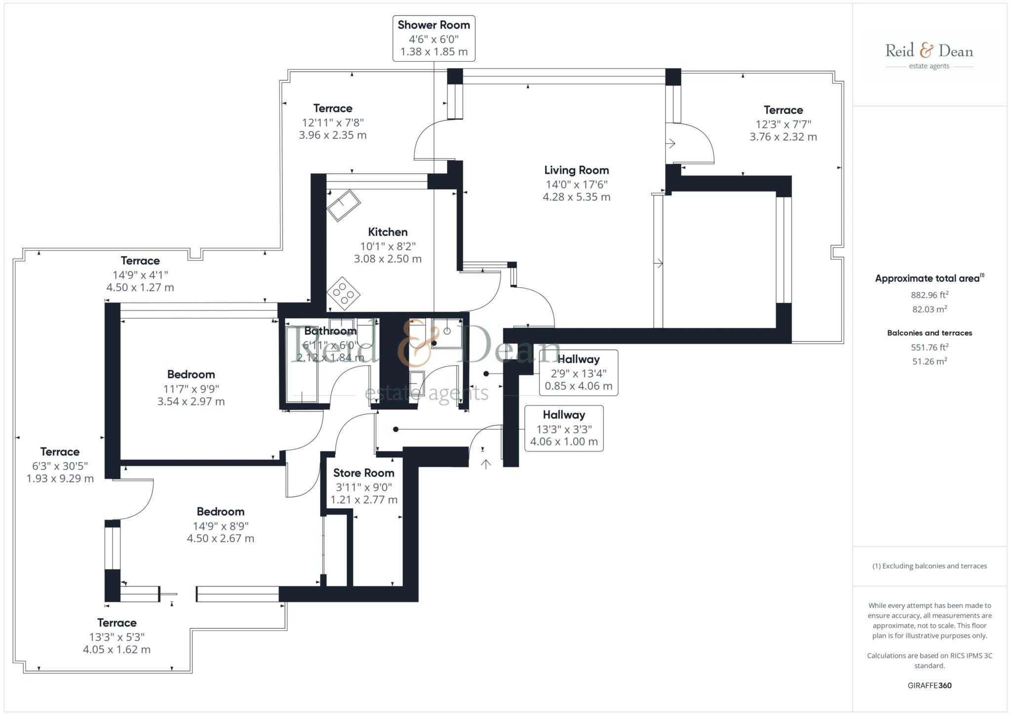 46 Gannet House, Hartington Place, Eastbourne floorplan