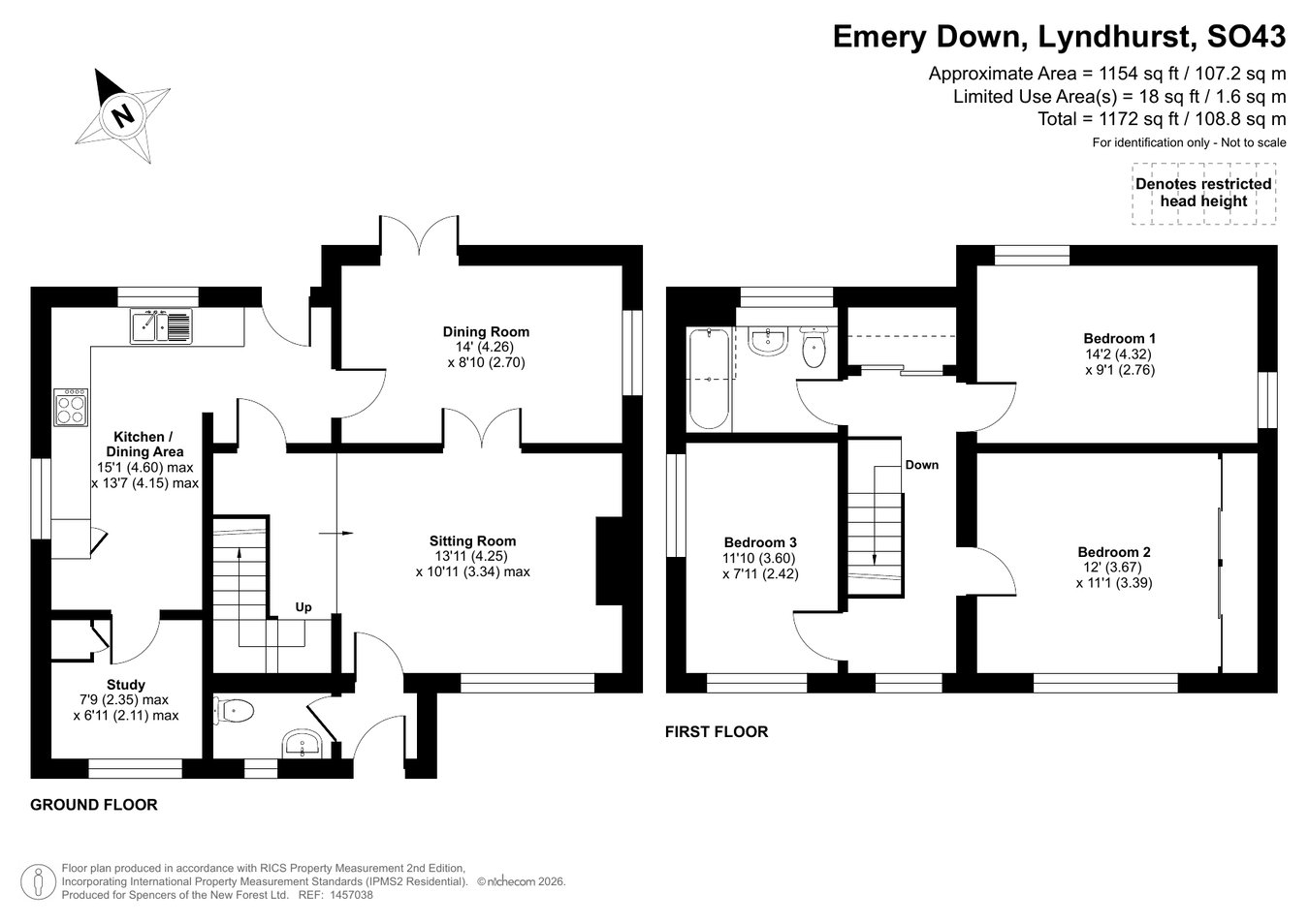 The Nook, Lyndhurst floorplan