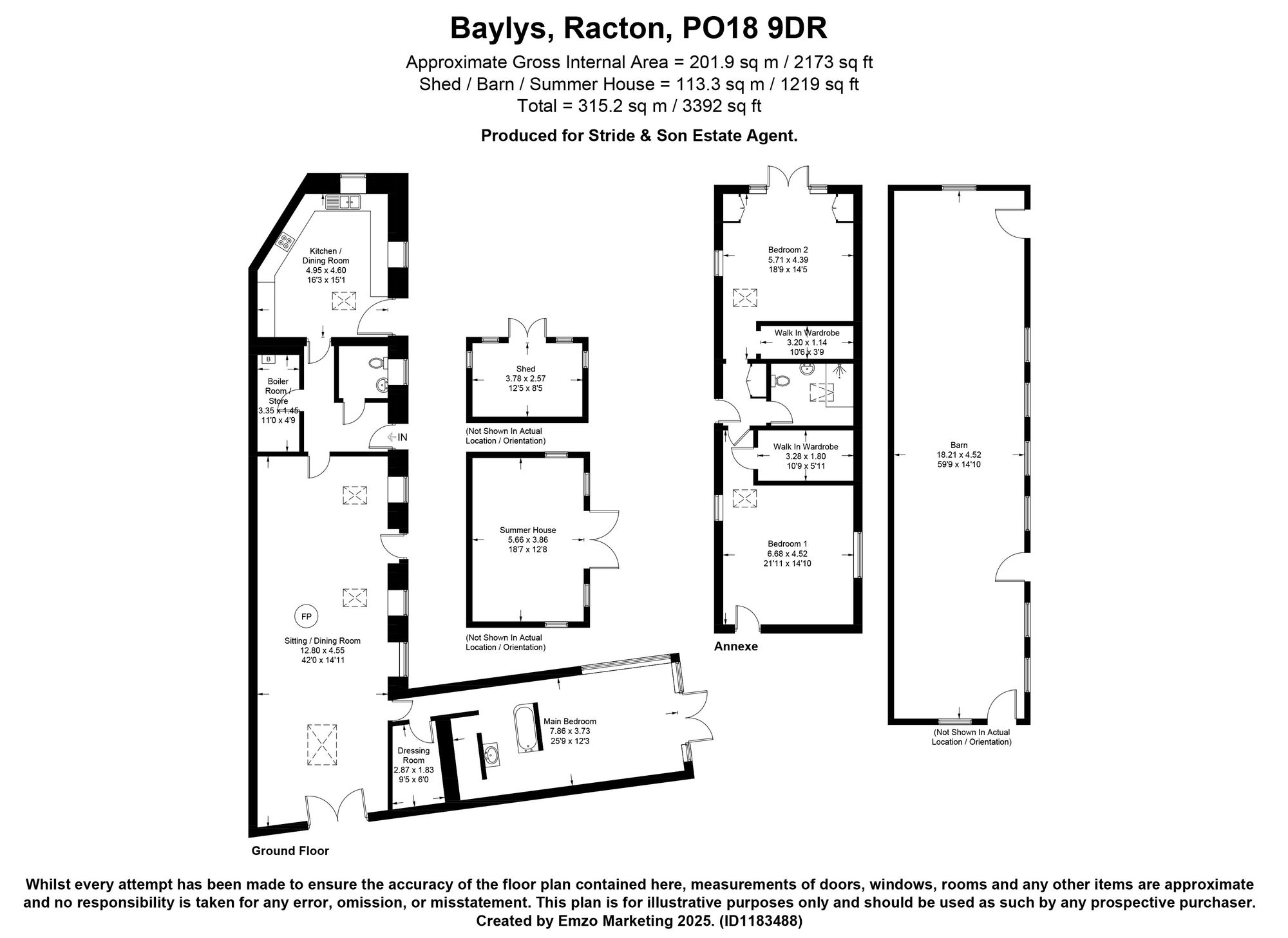 Baylys, Chichester floorplan