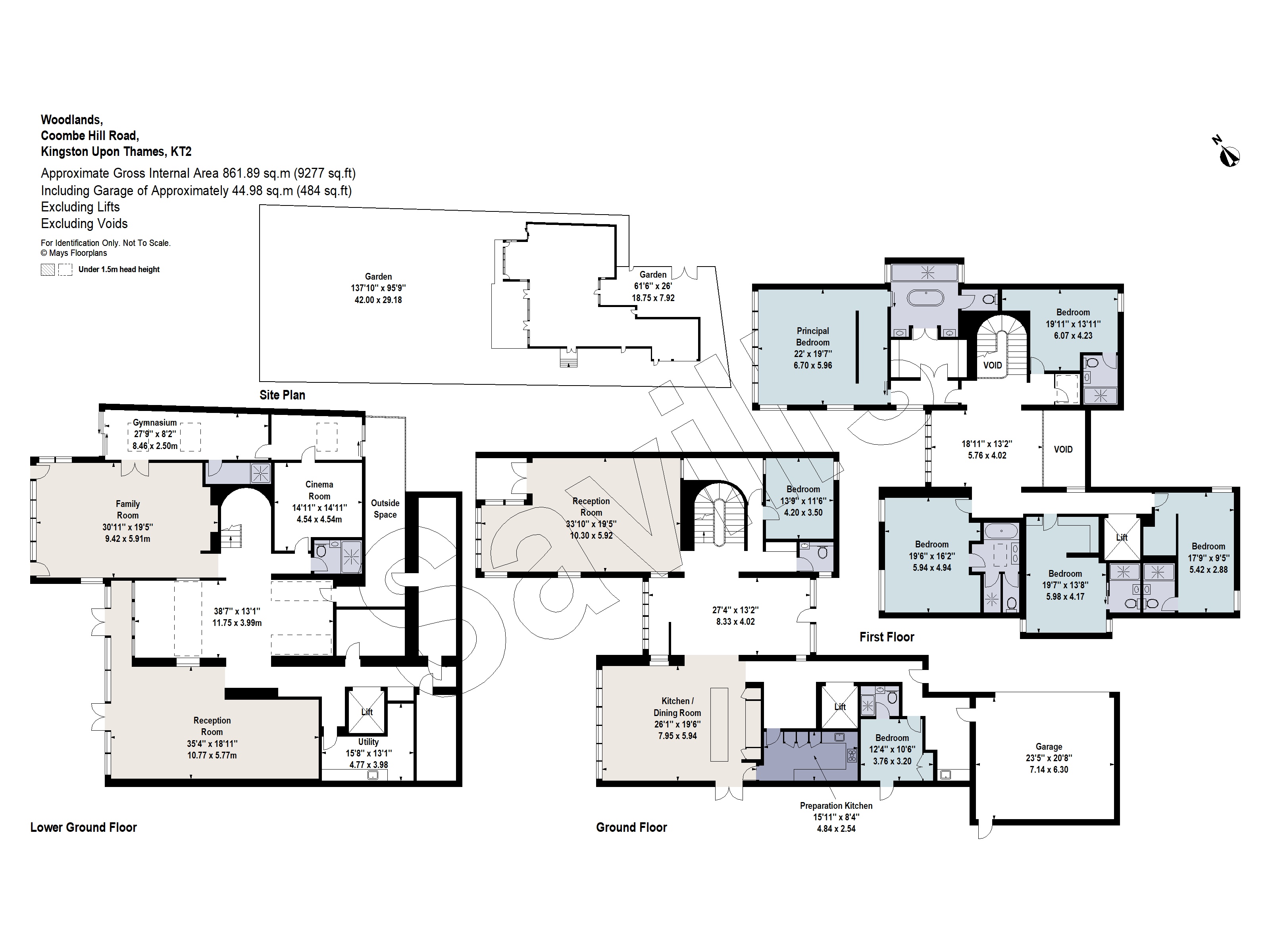 Woodlands,, Coombe Hill Road, Surrey floorplan