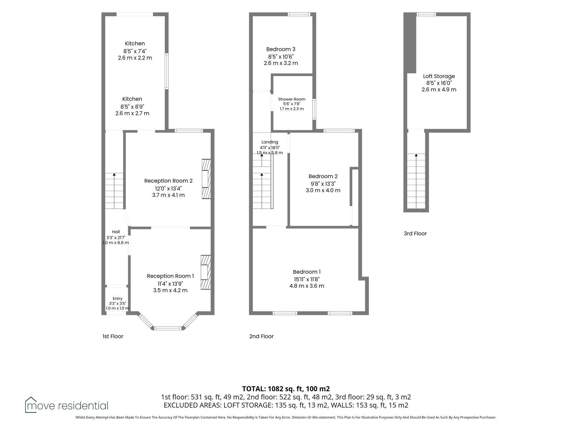 39 Moss Street, Liverpool floorplan