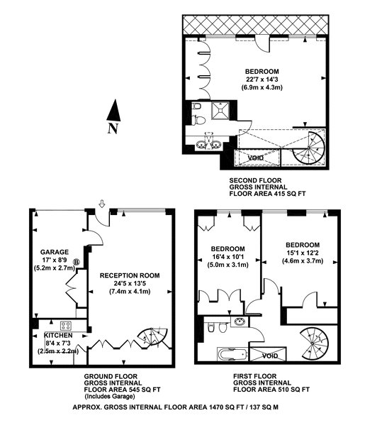 3 Bedrooms  to rent in Petersham Place, London SW7