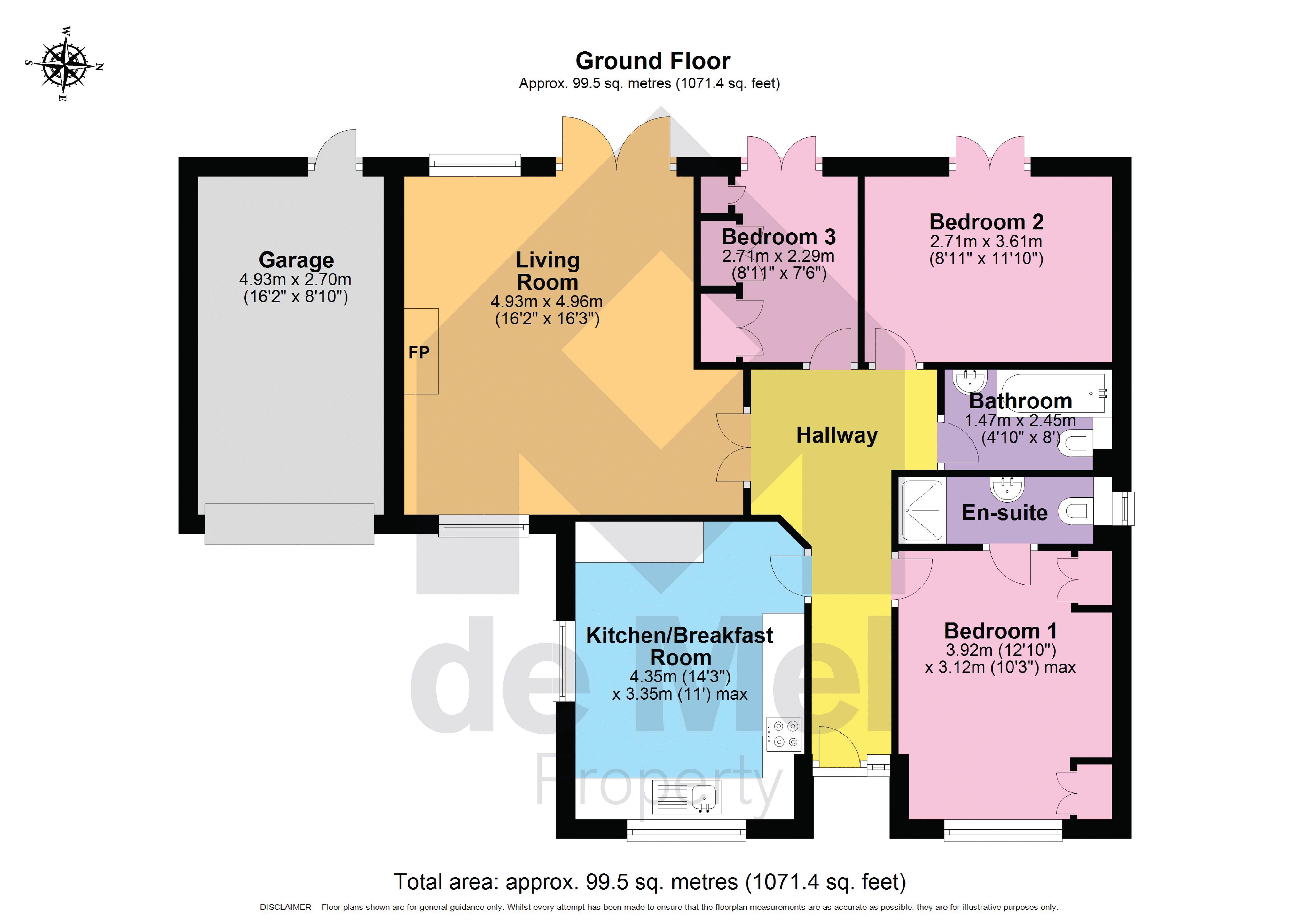 Two Hedges Road, Cleeve, Cheltenham GL52, 3 bedroom detached