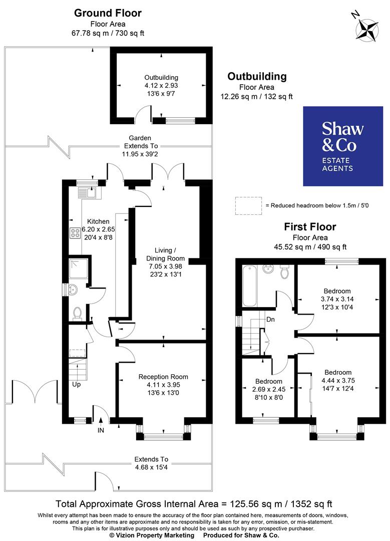 64, Richmond Crescent, Slough floorplan