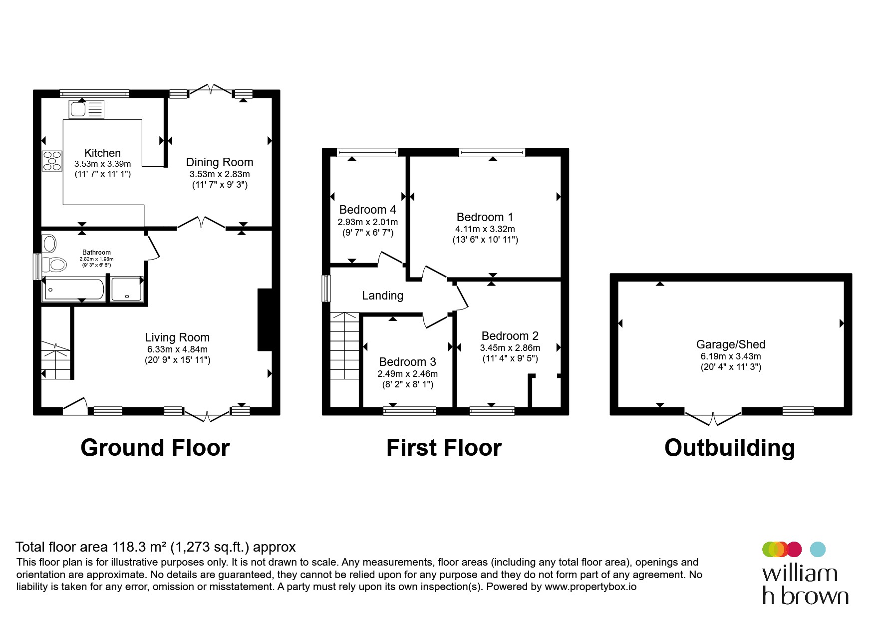 4, Kent Avenue, Pudsey floorplan
