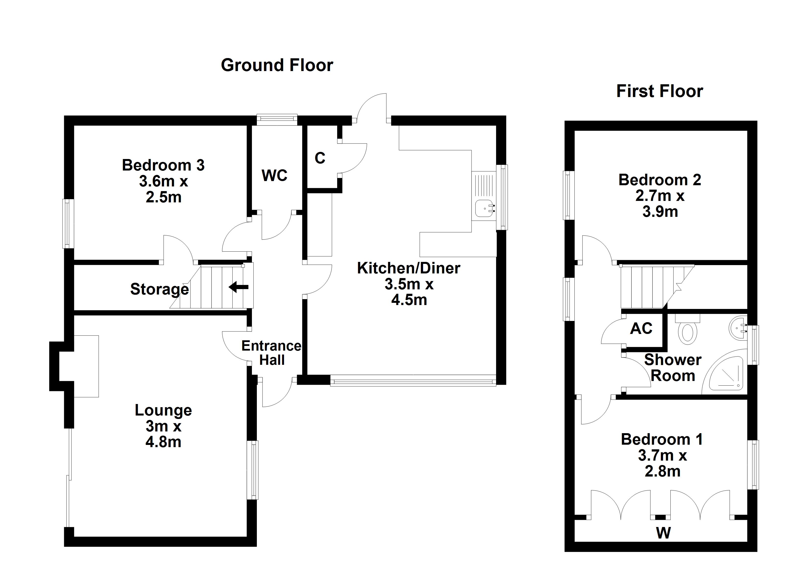 20, Godmans Lane, Colchester floorplan
